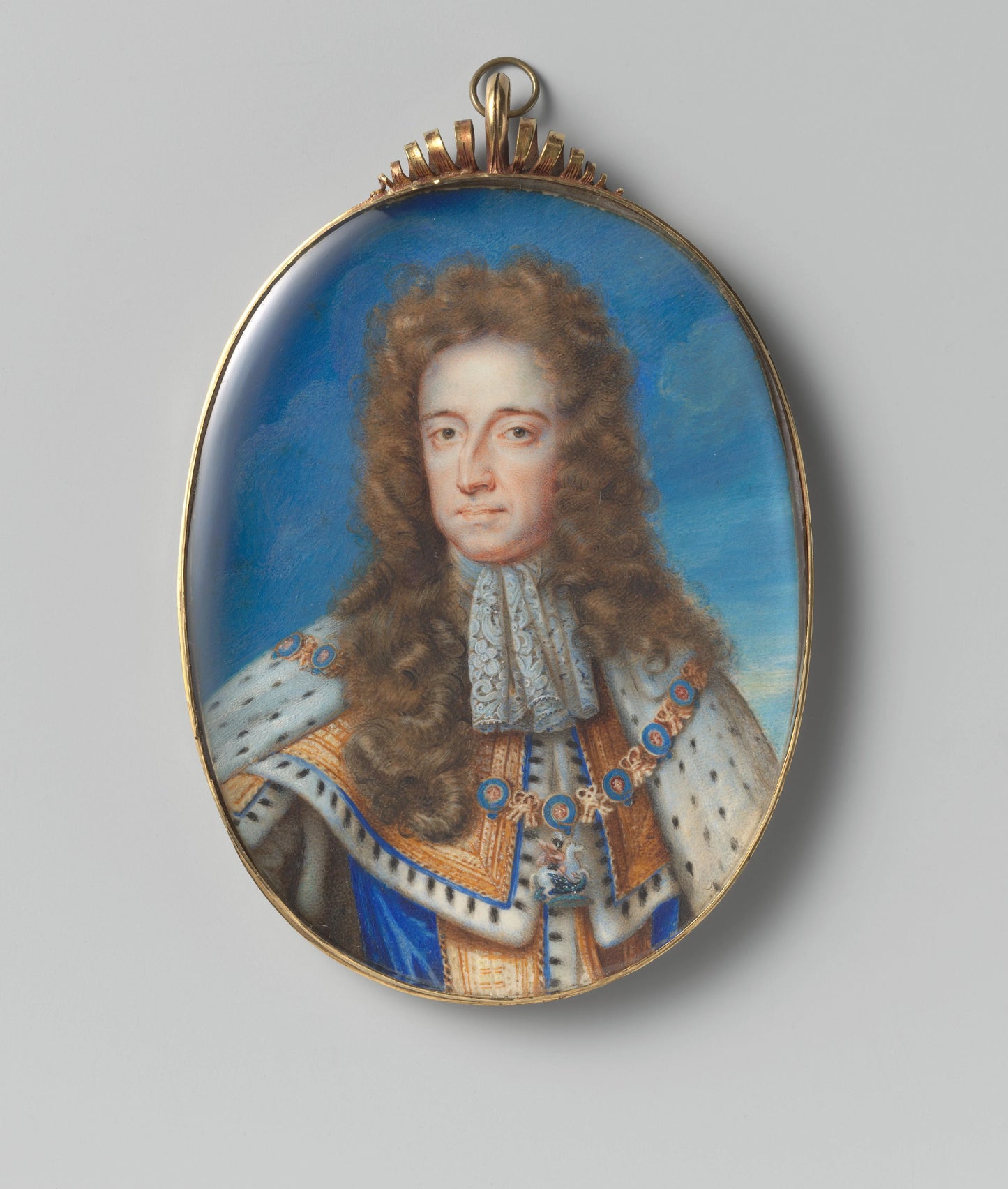 Portrait of William III (1650-1702), prince of Orange. From 1689 on king of England – attributed to Benjamin Arlaud Vintage Portrait Art Print | Wall Art Poster