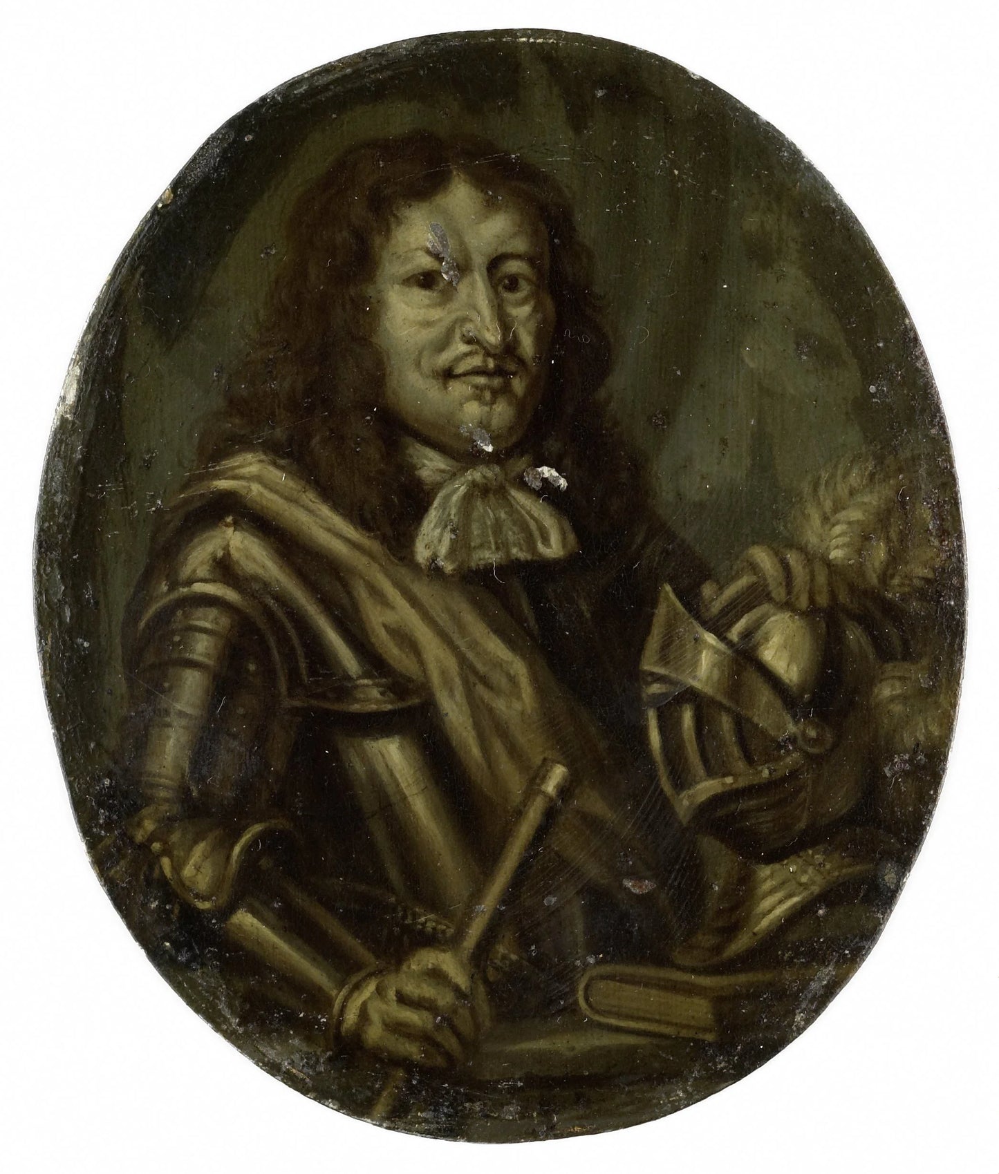 Portrait of Joan van Paffenrode, Baron of Ghussigny, Dramatic Poet – Arnoud van Halen Vintage Portrait Art Print | Wall Art Poster