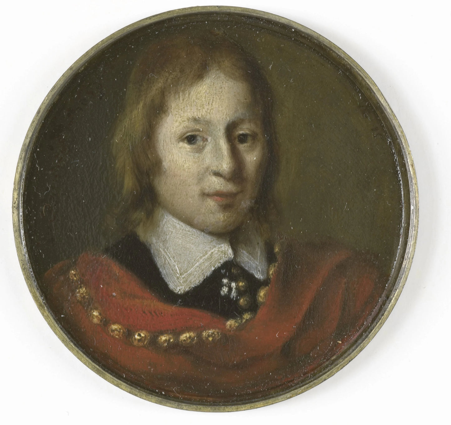 Portret van een vijftienjarige jongen – Gerrit Lundens Vintage Portrait Art Print | Wall Art Poster