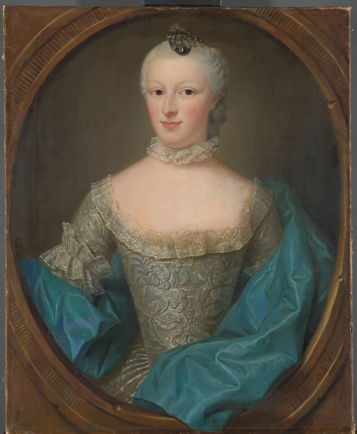 Portrait of Margaretha Cornelia van de Poll, Wife of Cornelis Munter – Jean Fournier Vintage Portrait Art Print | Wall Art Poster