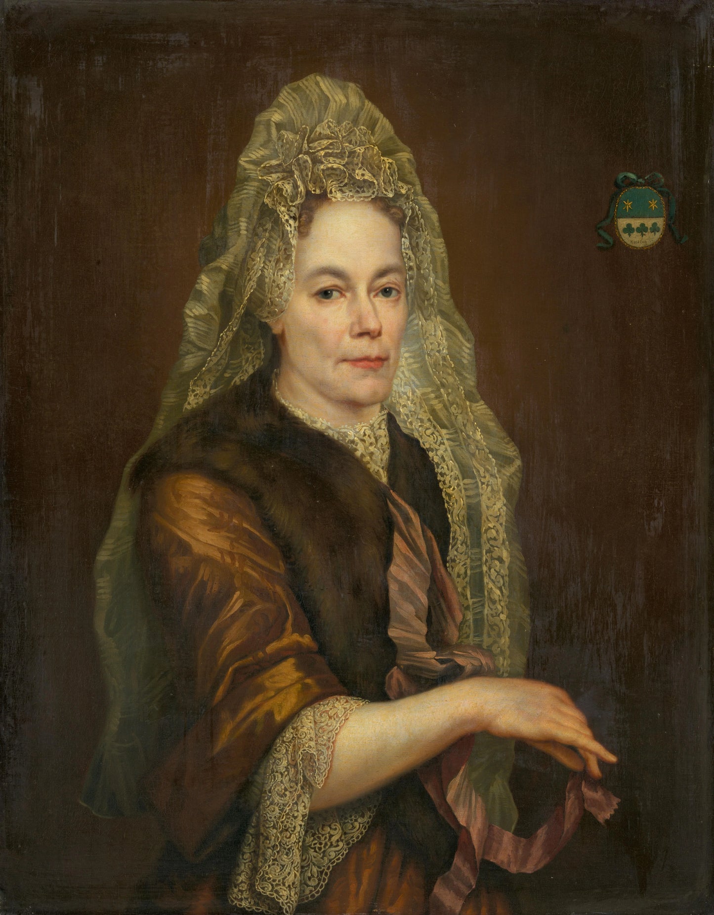 Portrait of Petronella Kettingh (1632-1707), Wife of Diederik van Hogendorp – anonymous Vintage Portrait Art Print | Wall Art Poster