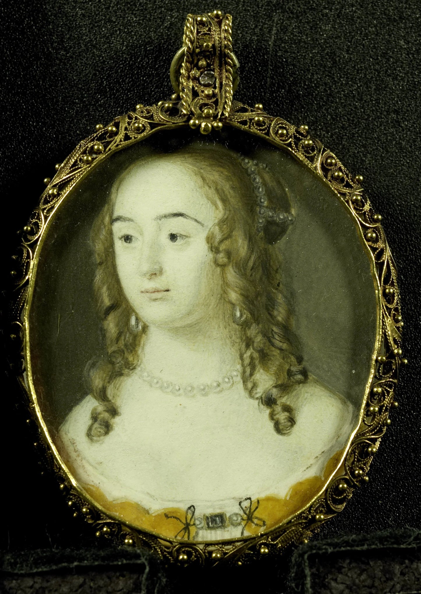 Portrait of Henriette Marie (1626-51), Countess Palatine. Daughter of Frederik V, King of Bohemia, called the 'Winter King' – Alexander Cooper Vintage Portrait Art Print | Wall Art Poster