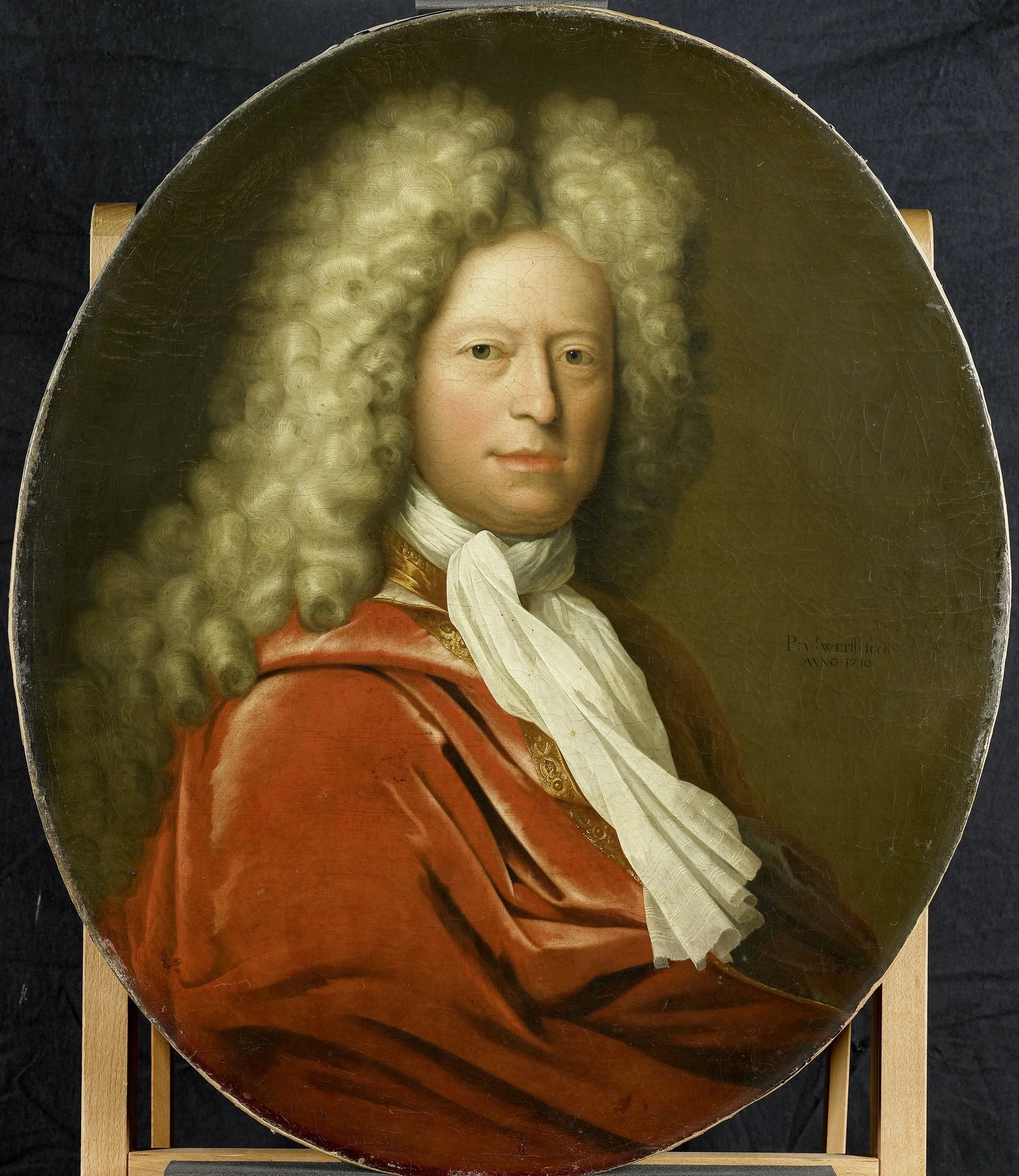 Portrait of Mr. Brustis – Pieter van der Werff Vintage Portrait Art Print | Wall Art Poster