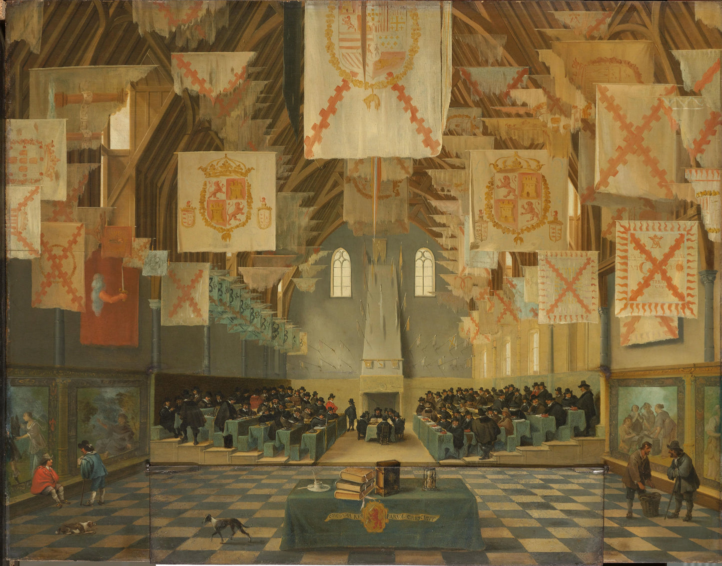 The Great Assembly of 1651 – Bartholomeus van Bassen Vintage Art Print | Wall Art Poster