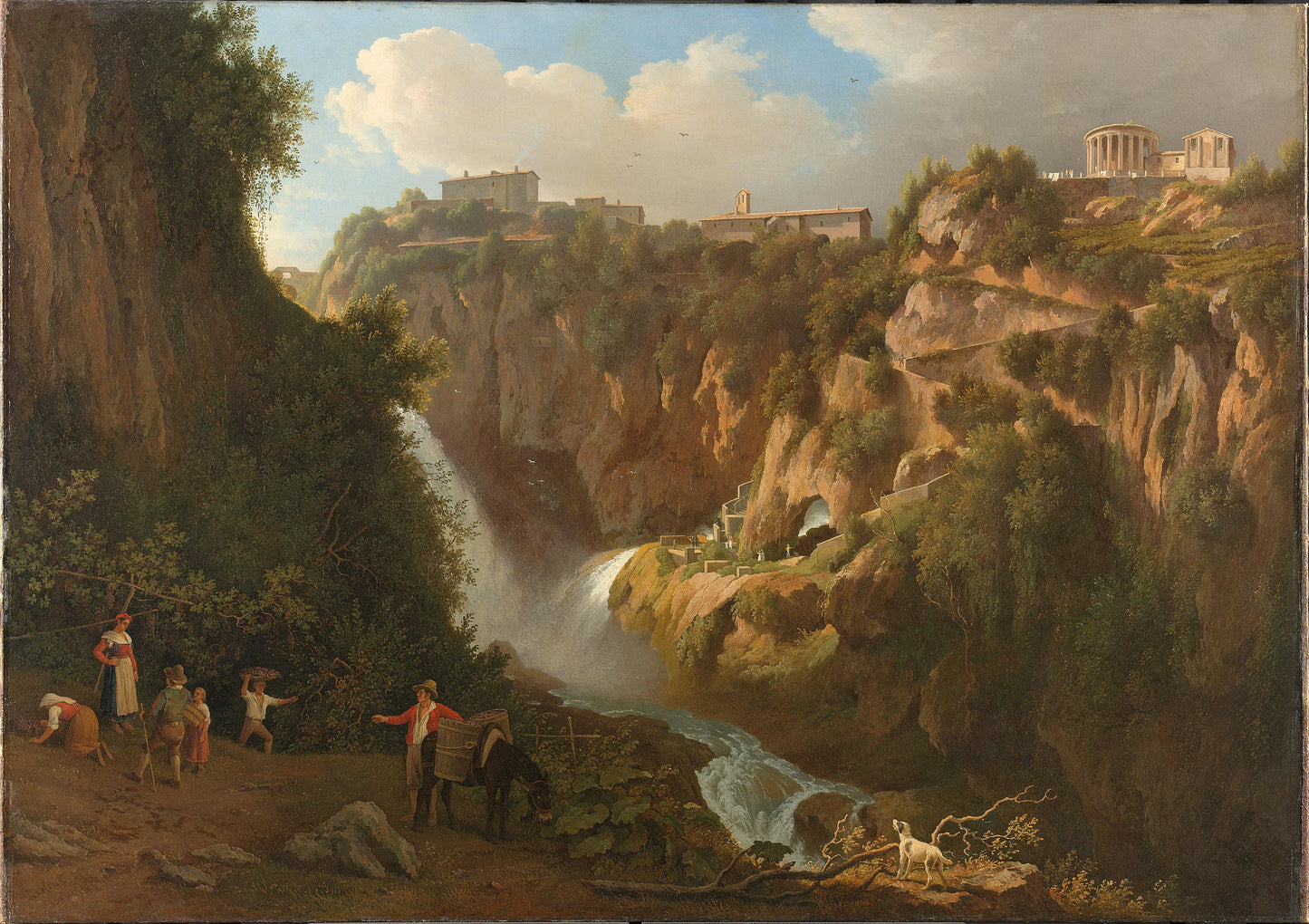 The Waterfall at Tivoli – Abraham Teerlink Vintage Landscape Art Print | Wall Art Poster