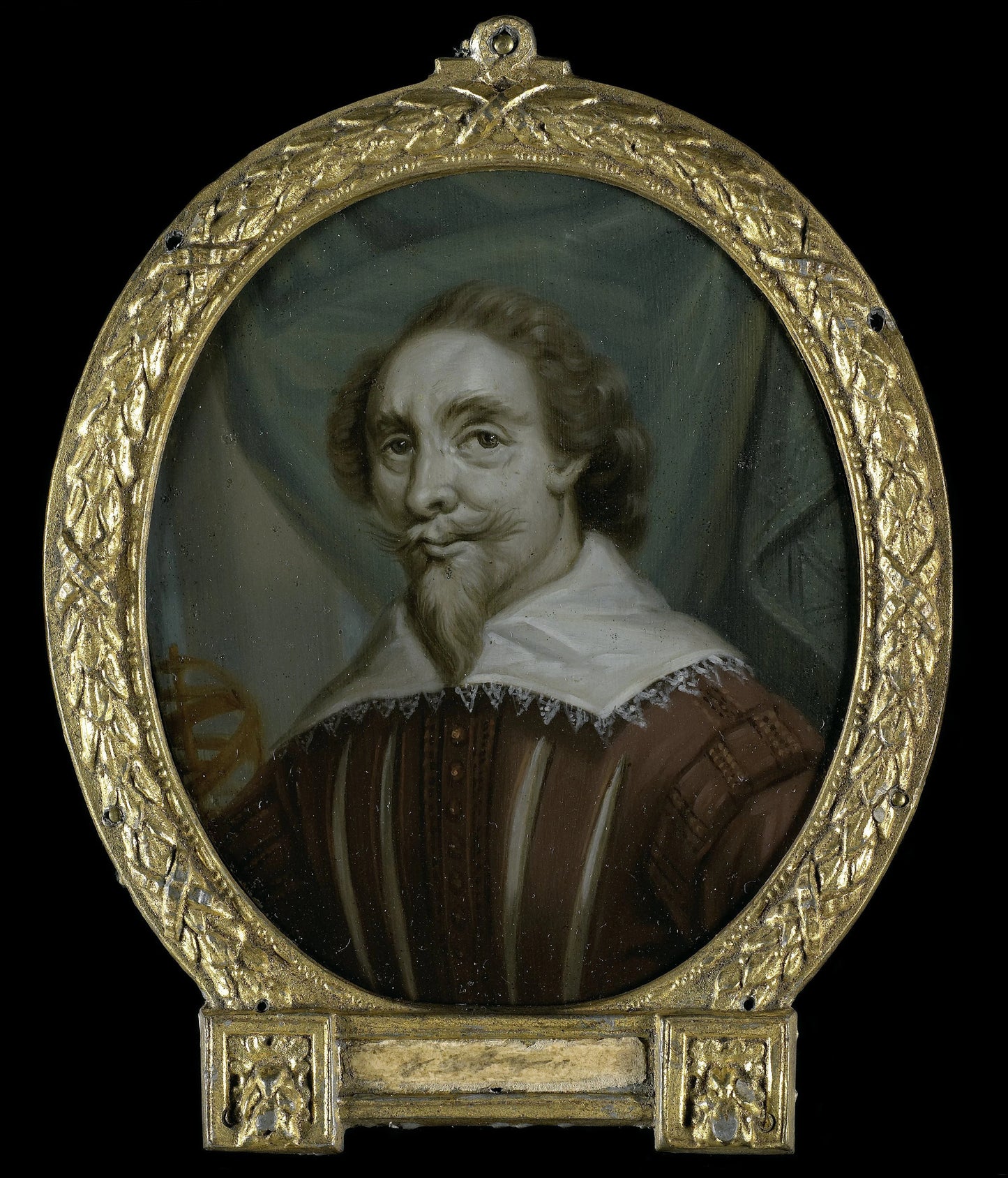 Portrait of Petrus Baard, Physician and Poet from Leeuwarden – Arnoud van Halen Vintage Portrait Art Print | Wall Art Poster
