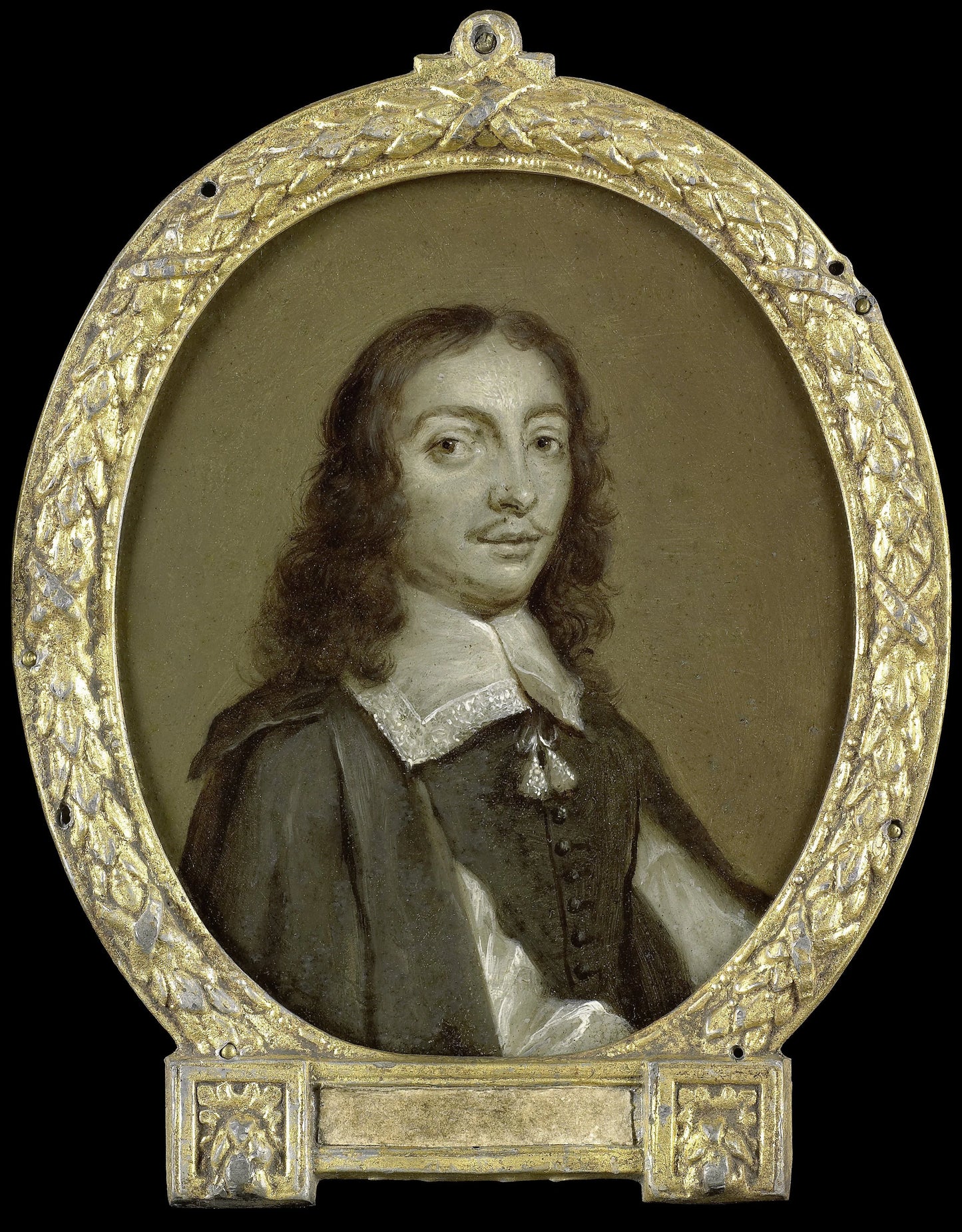 Portrait of Frans Godin, Poet in Brussels – Jan Maurits Quinkhard Vintage Portrait Art Print | Wall Art Poster