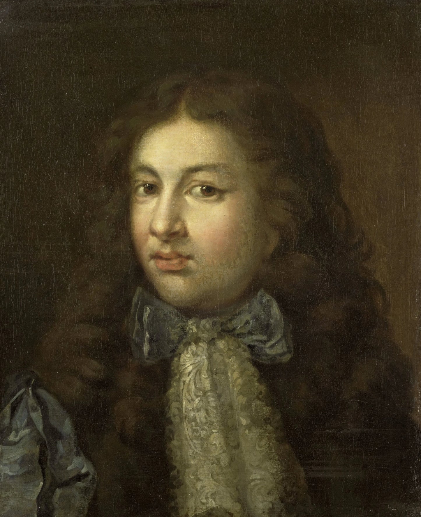 Portrait of Thedoor Netscher (1661-1728), the Artist's Oldest Son – Caspar Netscher Vintage Self-Portrait Art Print | Wall Art Poster