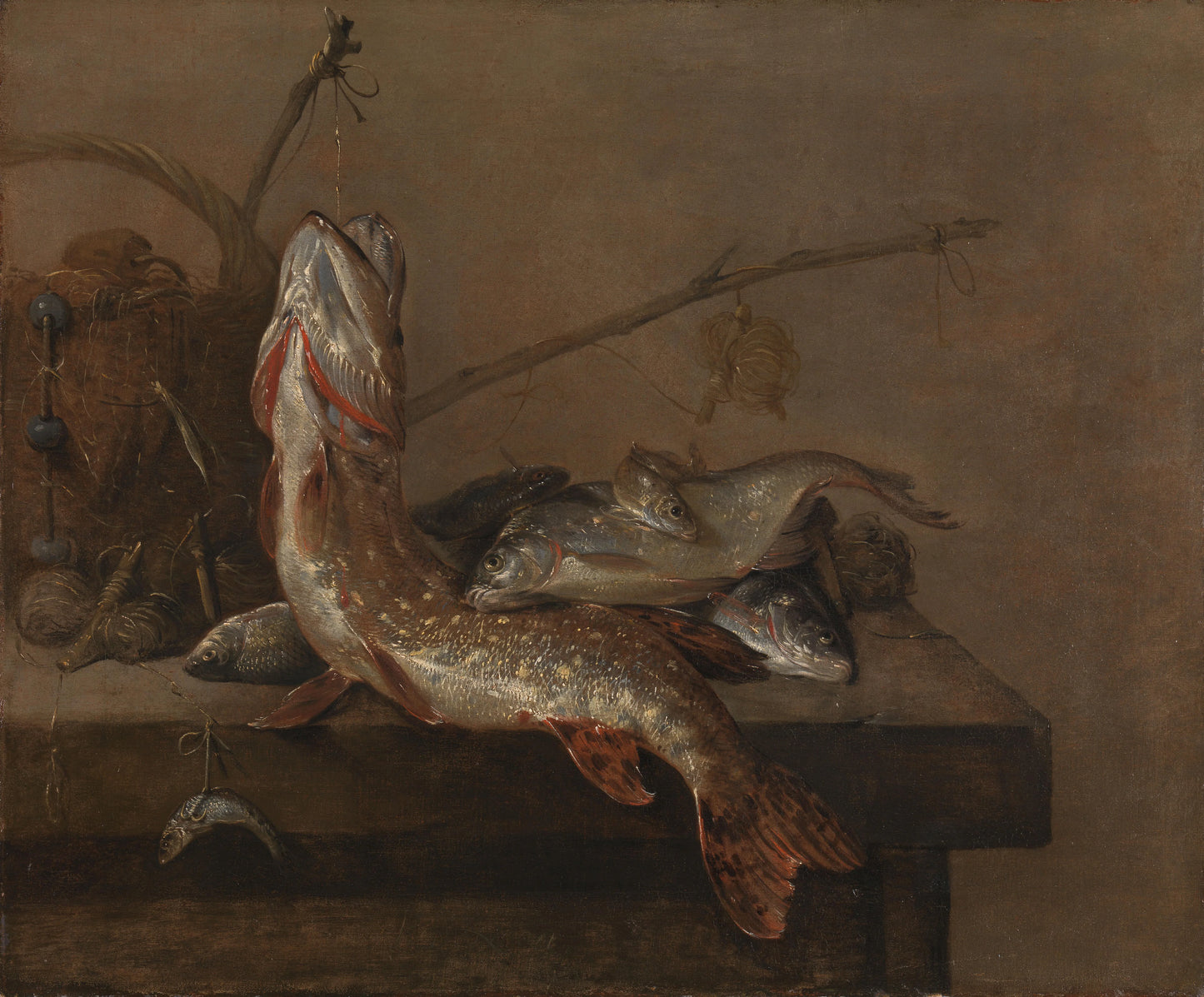 Still life with fish – Pieter van Noort Vintage Still Life Art Print | Wall Art Poster