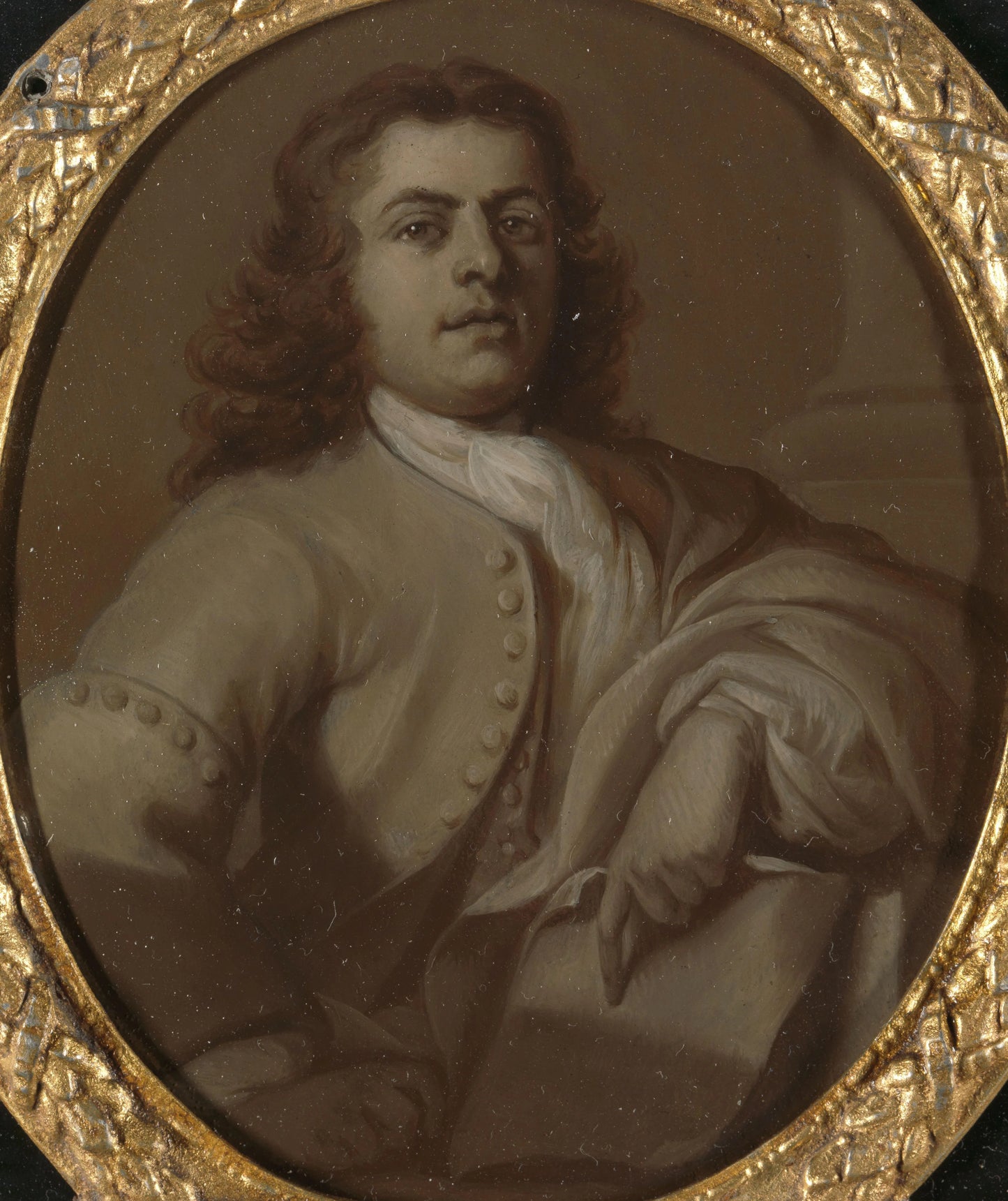 Portrait of Adriaan van der Vliet (1707-77), Poet in Rotterdam – Dionys van Nijmegen Vintage Portrait Art Print | Wall Art Poster