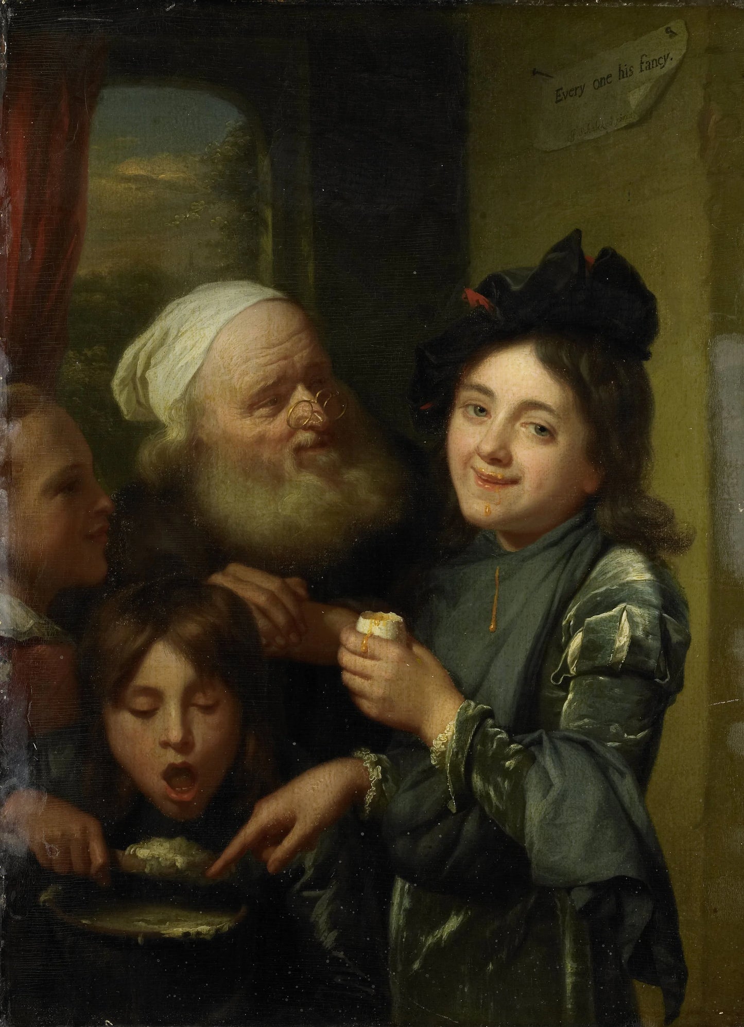'Every one his fancy' – Godfried Schalcken Vintage Art Print | Wall Art Poster