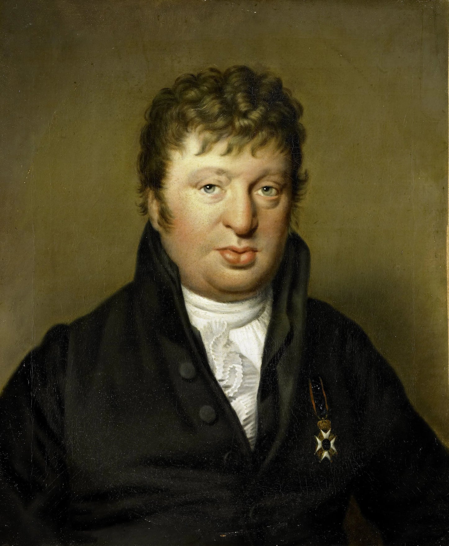 Jacobus Scheltema (1767-1835), Historian – Wilhelmina Geertruida van Idsinga, copy after Willem Bartel van der Kooi Vintage Portrait Art Print | Wall Art Poster