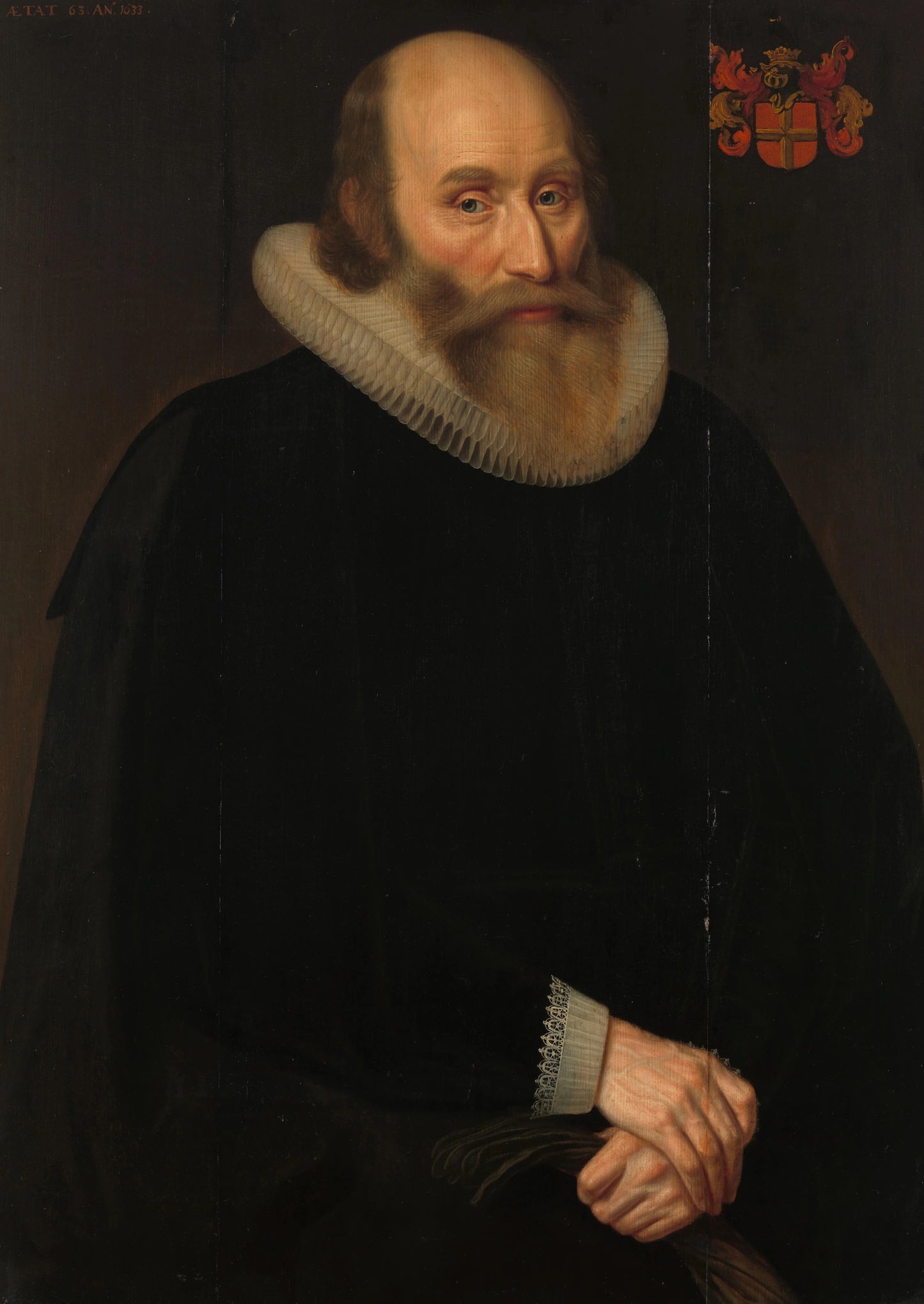 Portrait of Antonius Antonides van der Linden, Physician in Amsterdam – Hendrik Meerman Vintage Portrait Art Print | Wall Art Poster