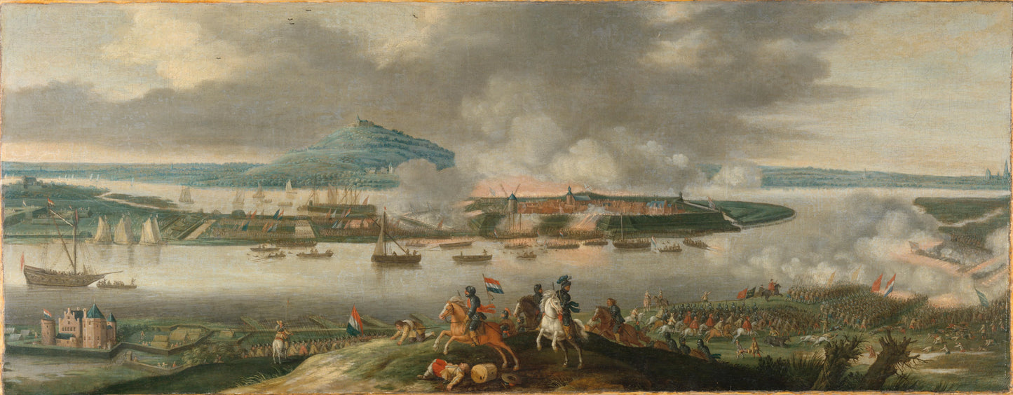 Frederik Hendrik Besieging Schenkenschans, April 1636 – Gerrit van Santen Vintage Landscape Art Print | Wall Art Poster