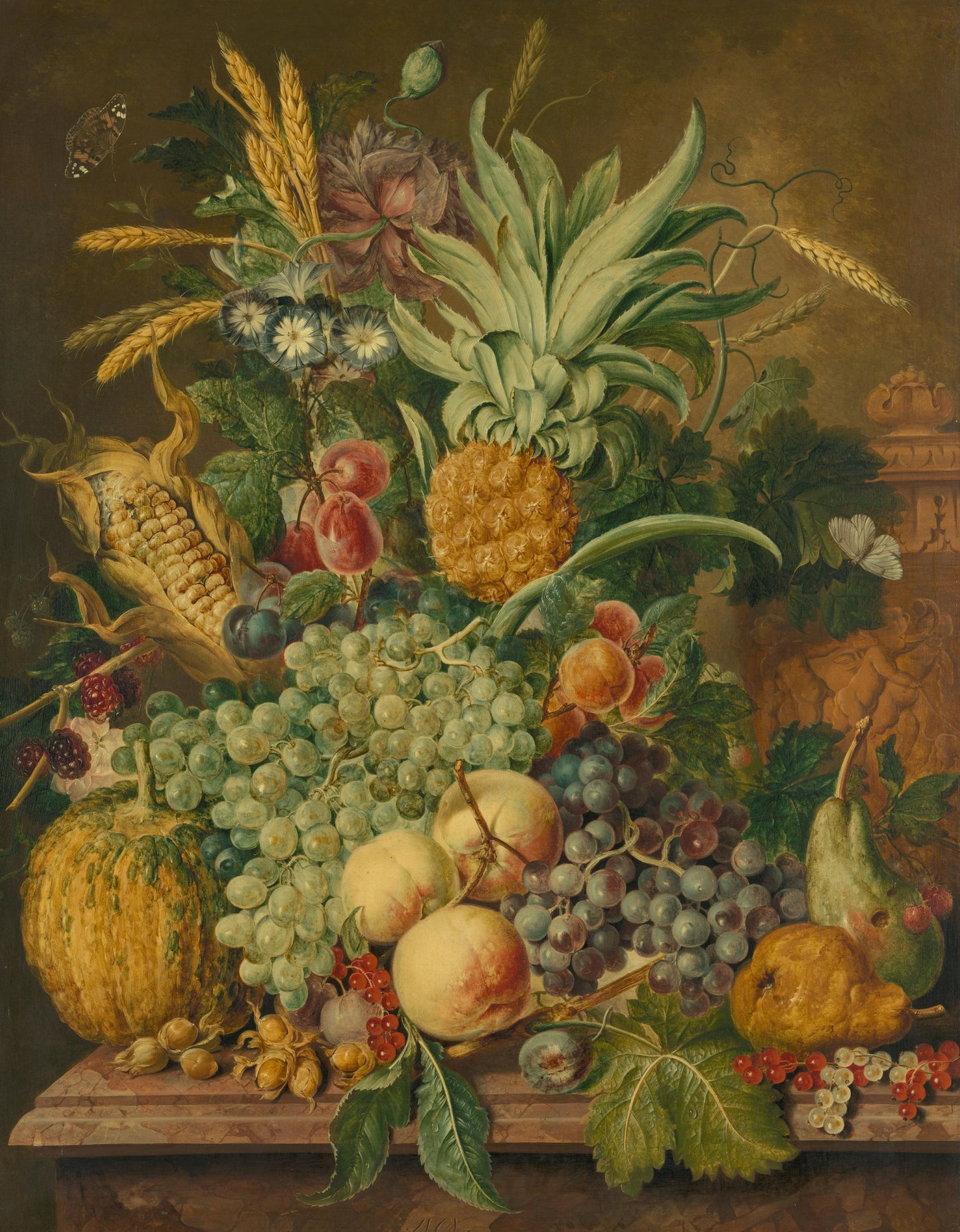 Still Life with Fruit – Jacobus Linthorst Vintage Still Life Art Print | Wall Art Poster