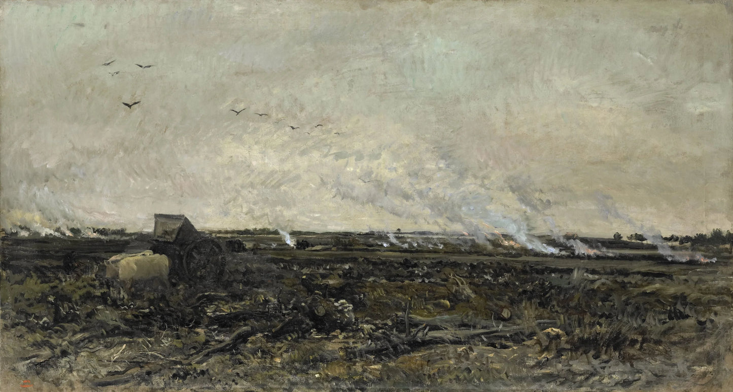 October – Charles-François Daubigny Vintage Landscape Art Print | Wall Art Poster