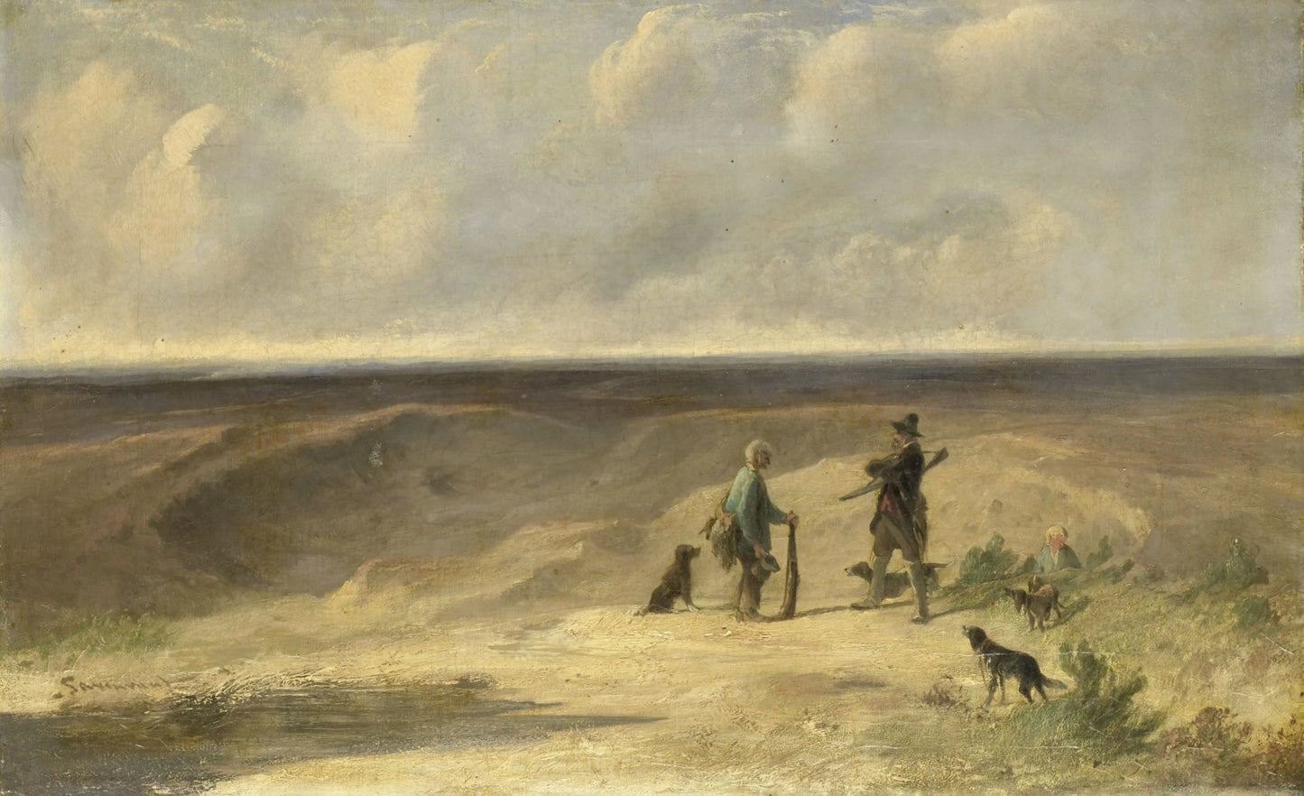 Tavenraat Caught a Poacher – Johannes Tavenraat Vintage Landscape Art Print | Wall Art Poster