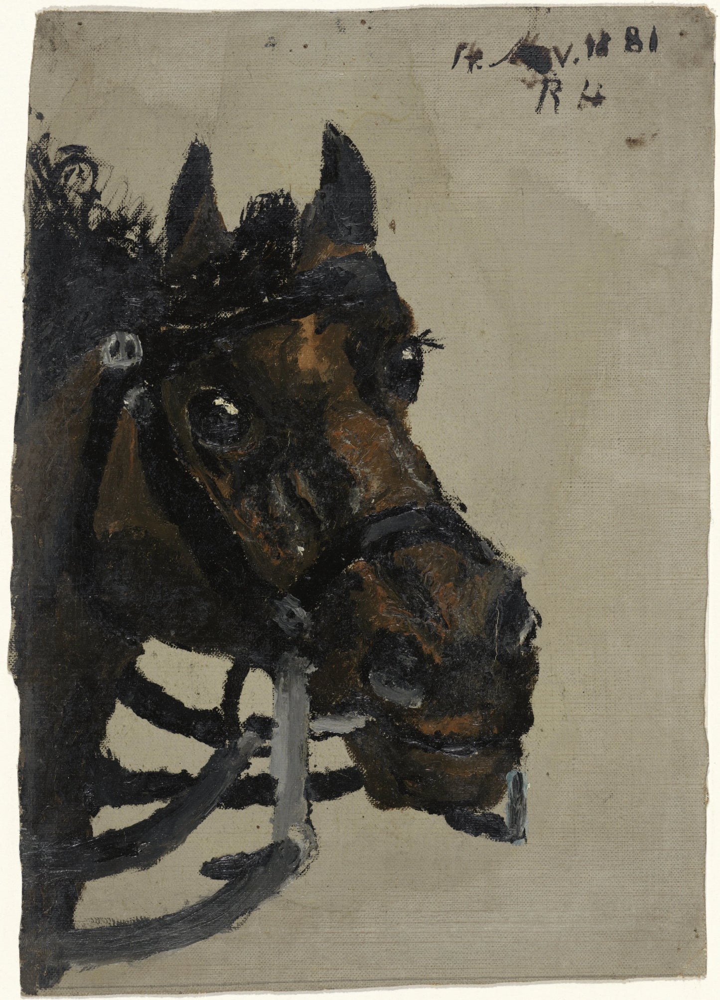Paardekop – Richard Nicolaüs Roland Holst Vintage Art Print | Wall Art Poster