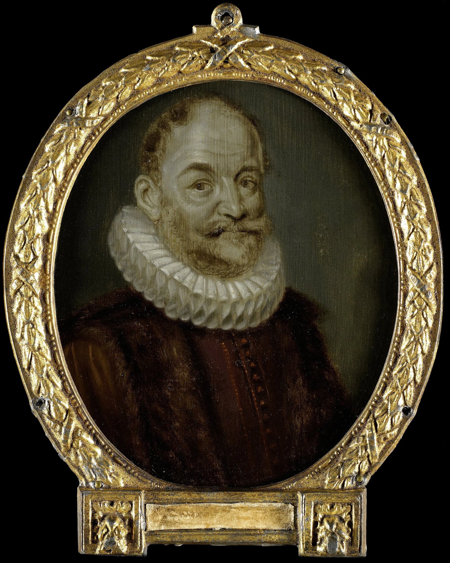 Portrait of Johannes Polyander à Kerckhoven, Professor of Theology in Leiden – Arnoud van Halen Vintage Portrait Art Print | Wall Art Poster