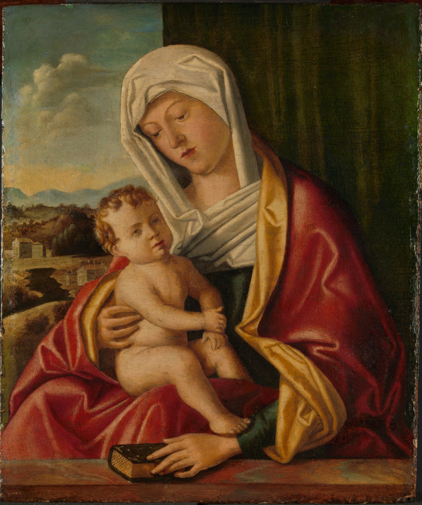 Madonna and Child – school of Giovanni Bellini Vintage Art Print | Wall Art Poster