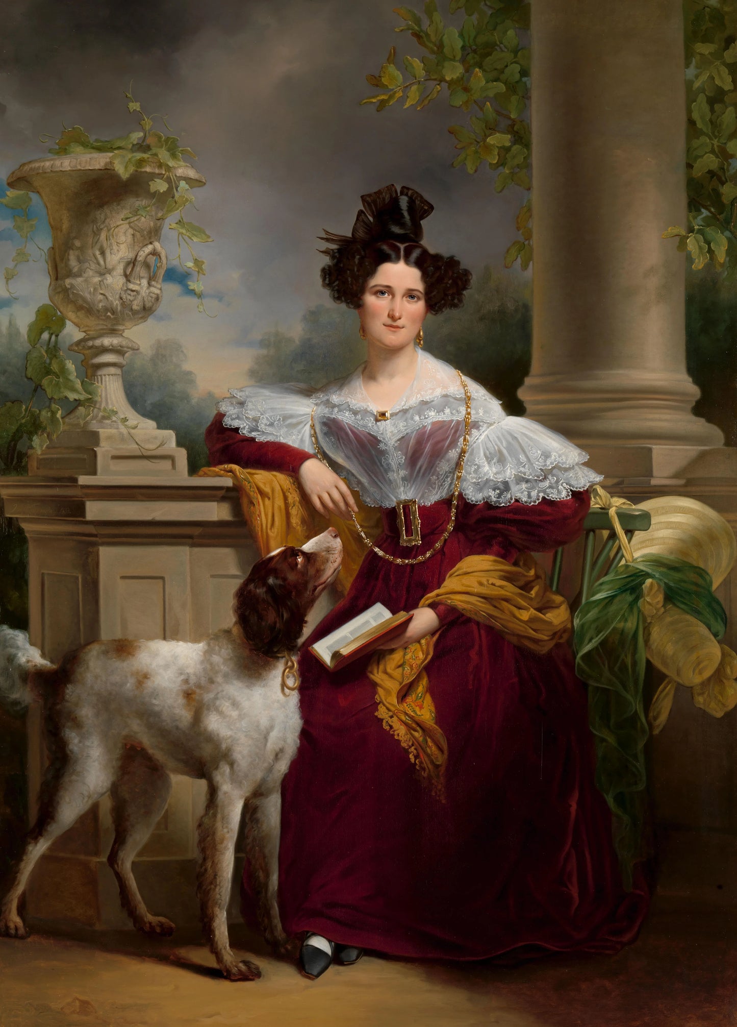 Portrait of Alida Christina Assink – Jan Adam Kruseman Vintage Portrait Art Print | Wall Art Poster
