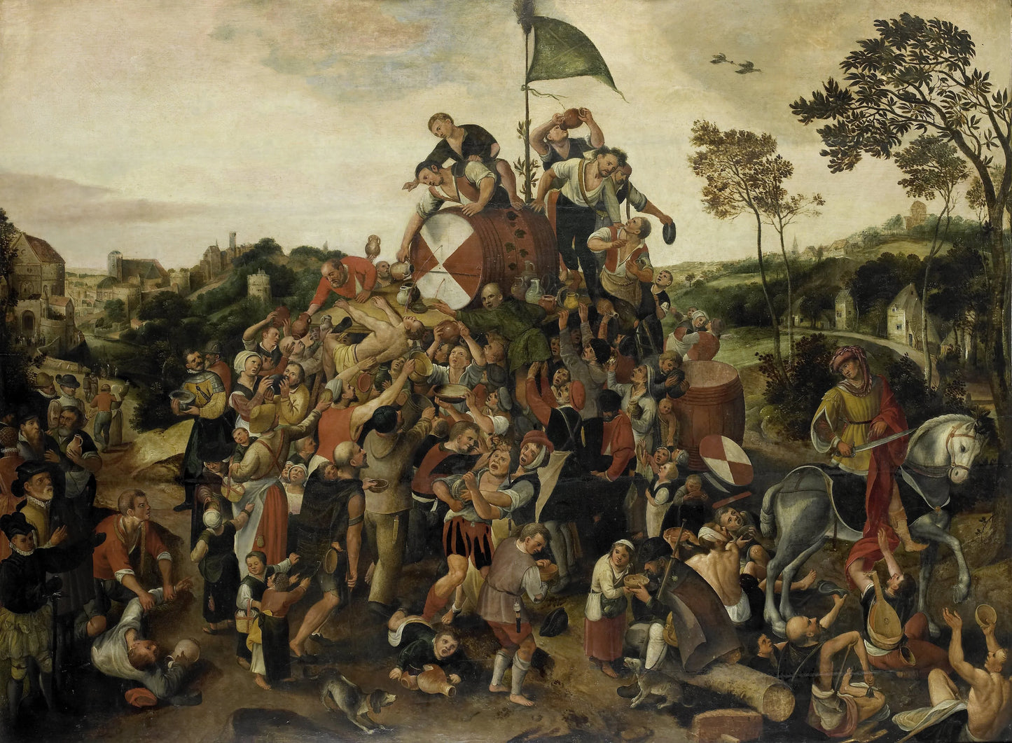 The St Martin's Day Kermis – Peeter Baltens Vintage Art Print | Wall Art Poster