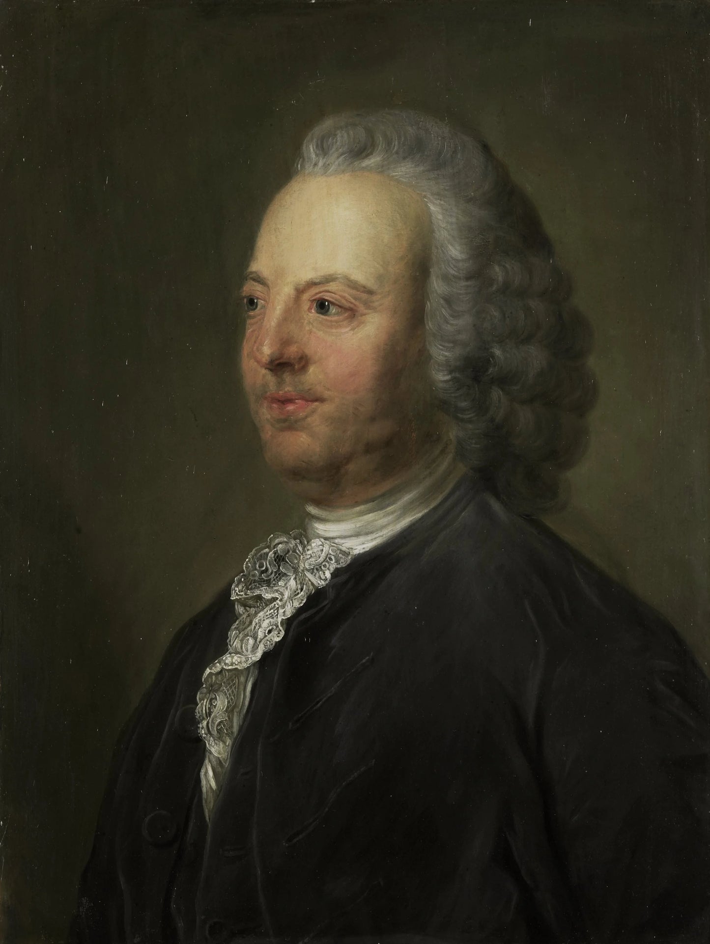 Antoni Warin (1712-64). Schepen van Amsterdam – copy after Jean Baptiste Perroneau Vintage Portrait Art Print | Wall Art Poster