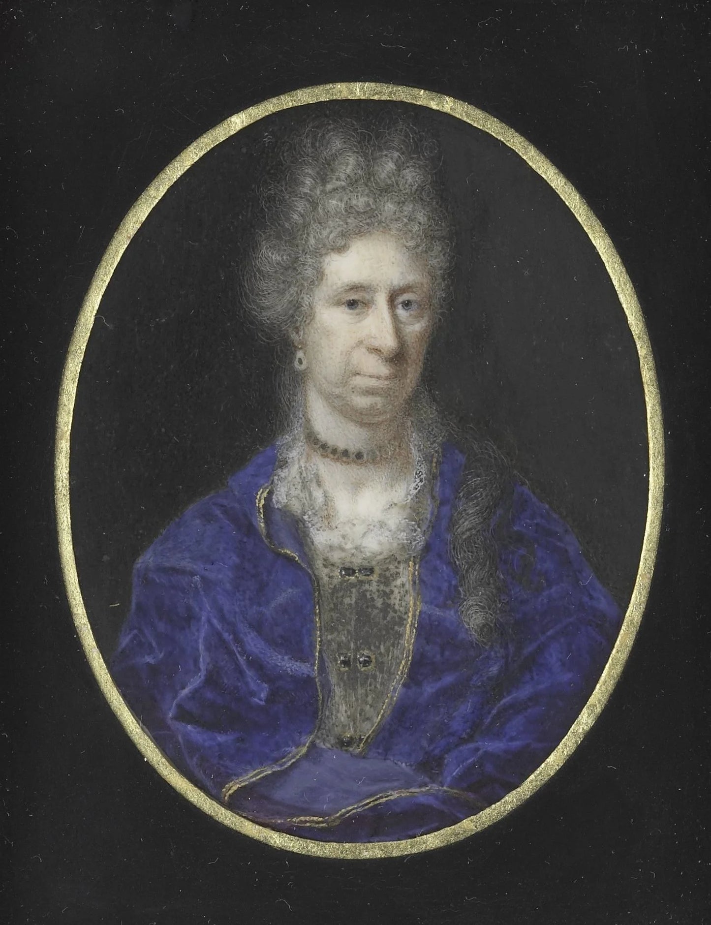 Portret van een vrouw – toegeschreven aan Jacob Christof Le Blon Vintage Portrait Art Print | Wall Art Poster