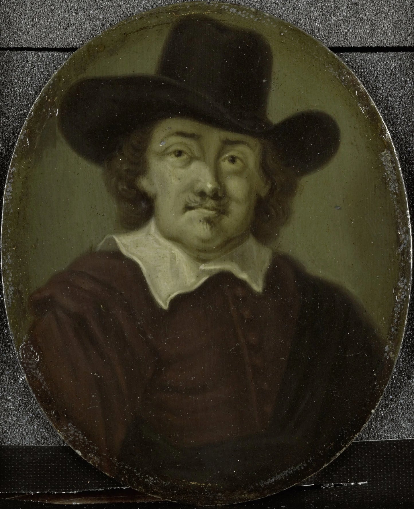 Portrait of Jeremias de Decker, Poet in Amsterdam – Arnoud van Halen Vintage Portrait Art Print | Wall Art Poster