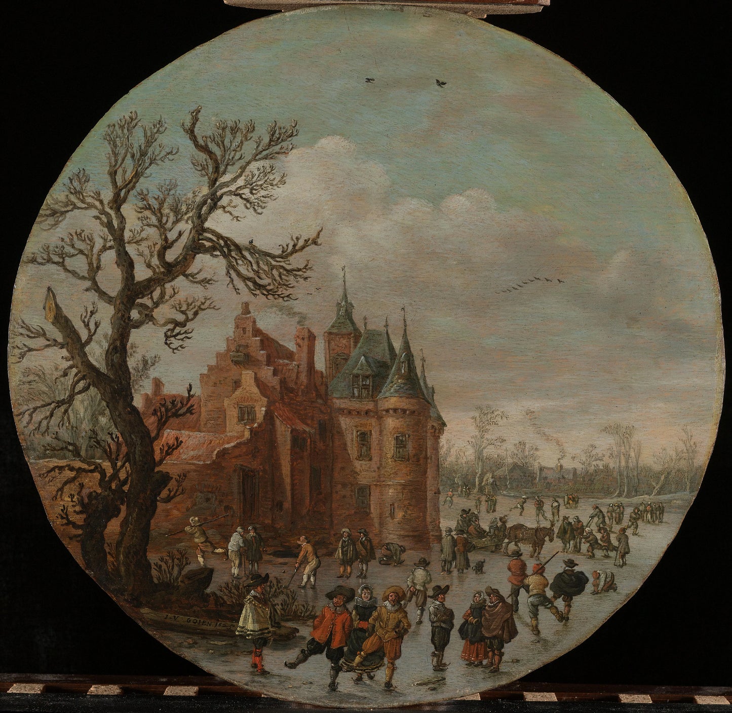 Winter – Jan van Goyen (eigenhandig gesigneerd) Vintage Landscape Art Print | Wall Art Poster