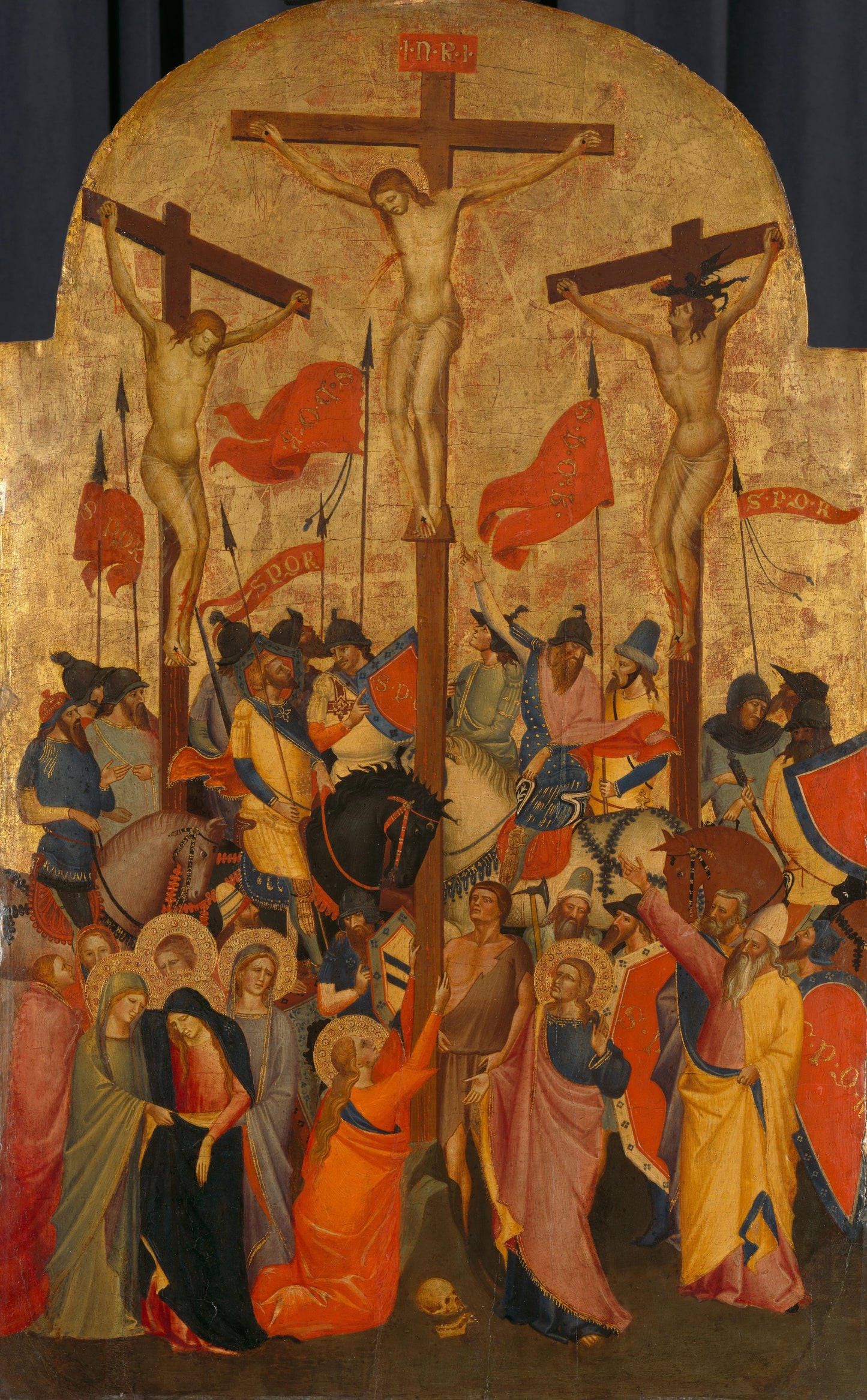 The Crucifixion – Niccolò di Pietro Gerini Vintage Art Print | Wall Art Poster
