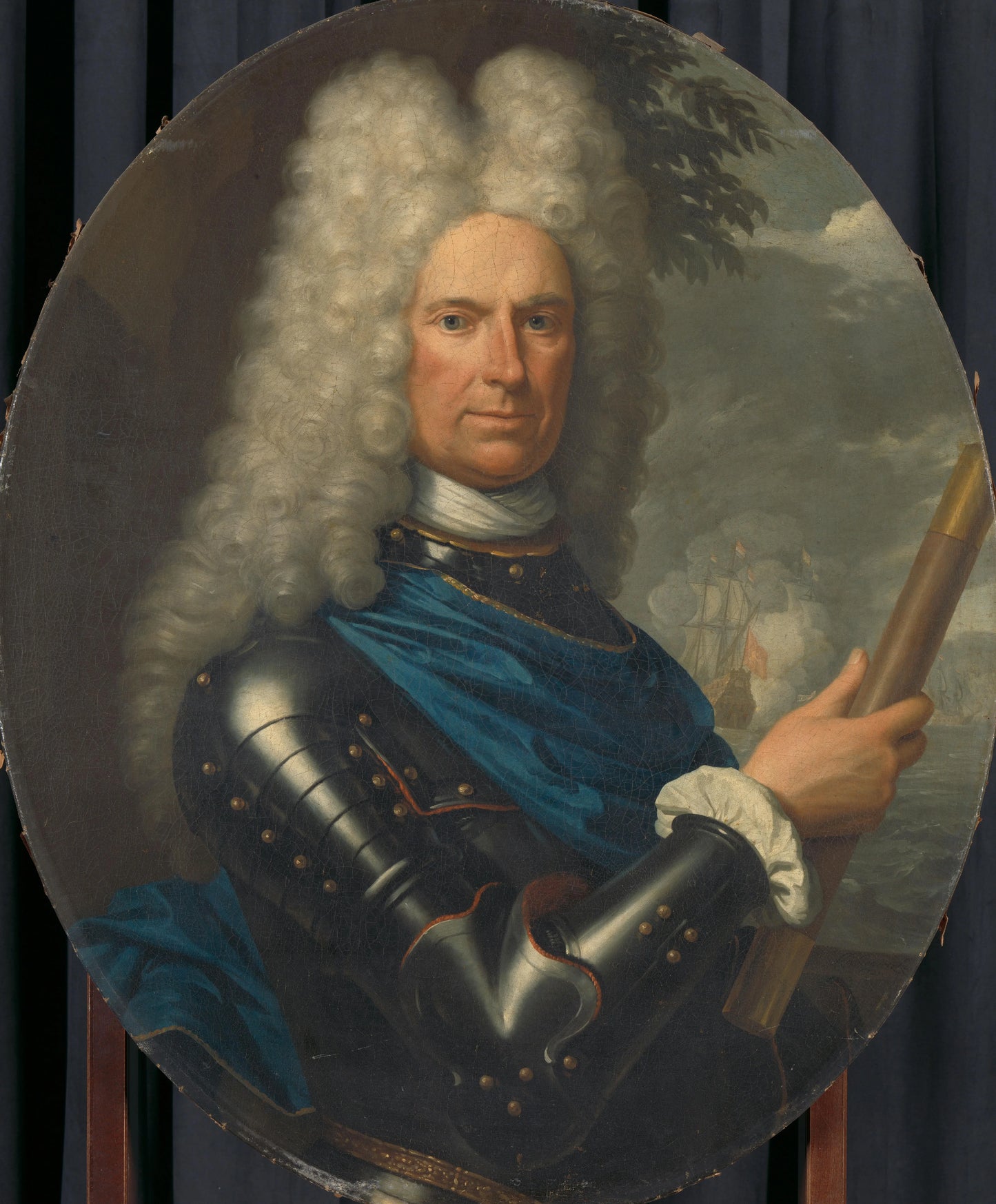 Portrait of Rear-Admiral Arent van Buren – Christoffel Lubienitzki Vintage Portrait Art Print | Wall Art Poster