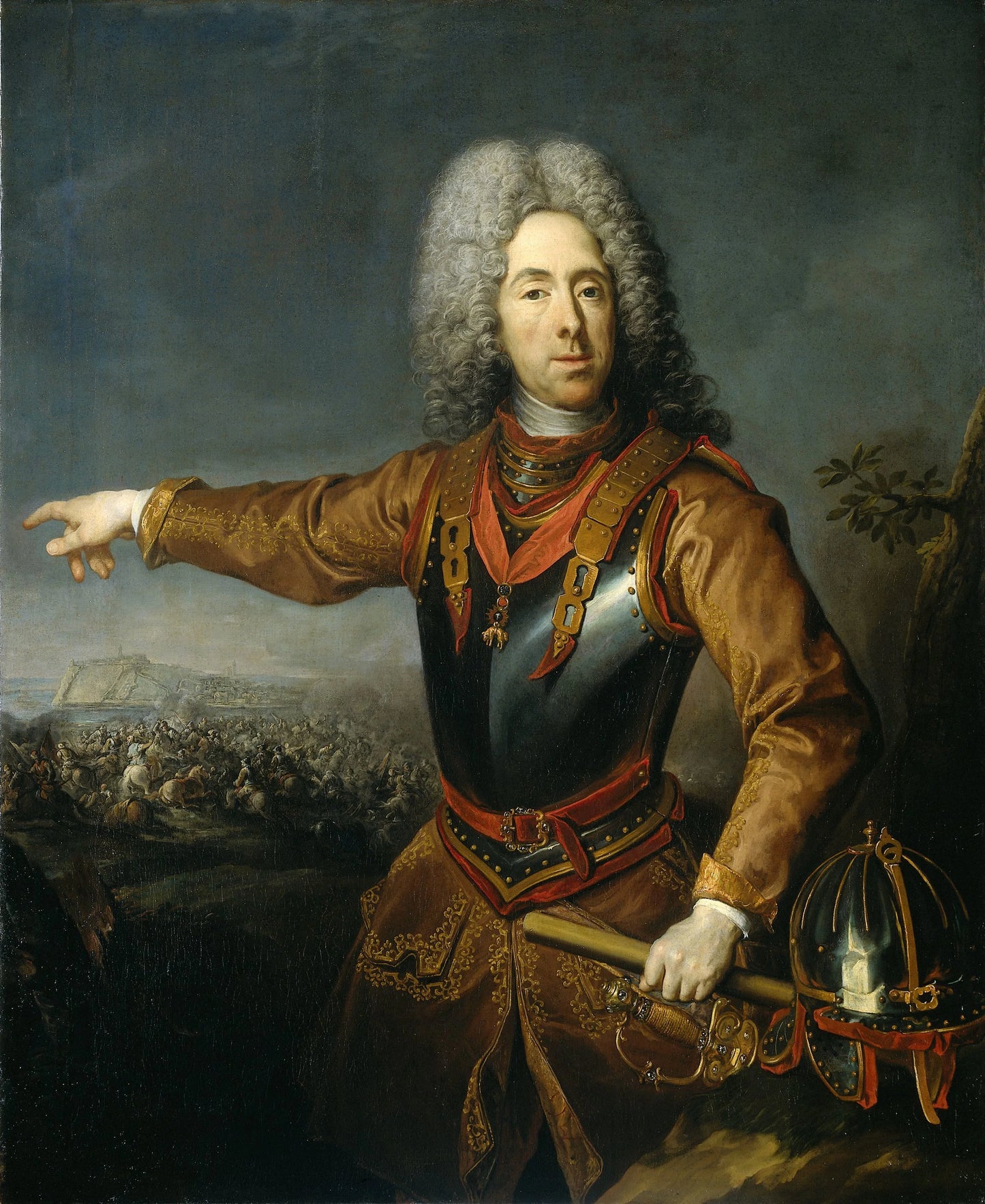 Portrait of Eugene, Prince of Savoy – Jacob van Schuppen Vintage Portrait Art Print | Wall Art Poster