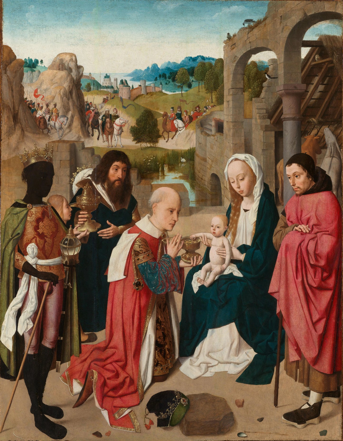 The Adoration of the Magi – Geertgen tot Sint Jans Vintage Art Print | Wall Art Poster