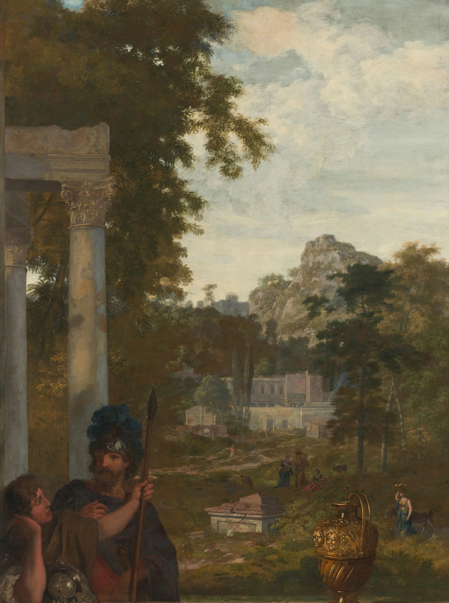 Decoration for a Room in the House of Jacob de Flines in Amsterdam – Gerard de Lairesse Vintage Landscape Art Print | Wall Art Poster