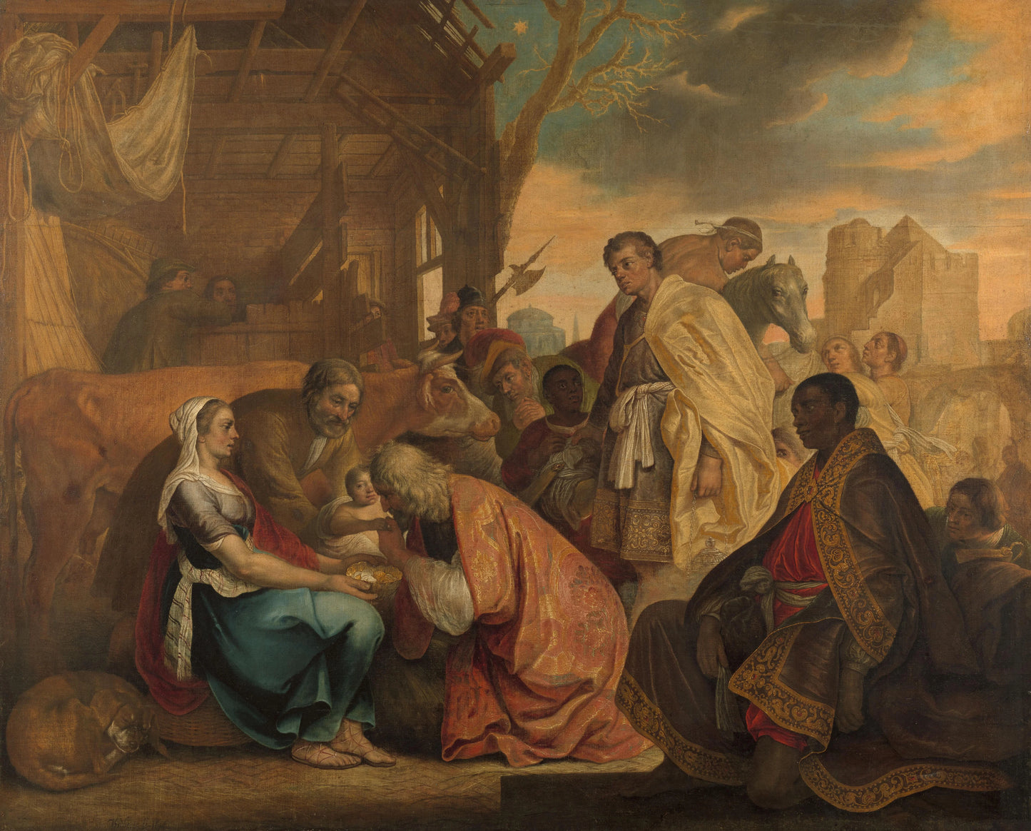 The adoration of the Magi – Joris Fransz van Schooten Vintage Art Print | Wall Art Poster