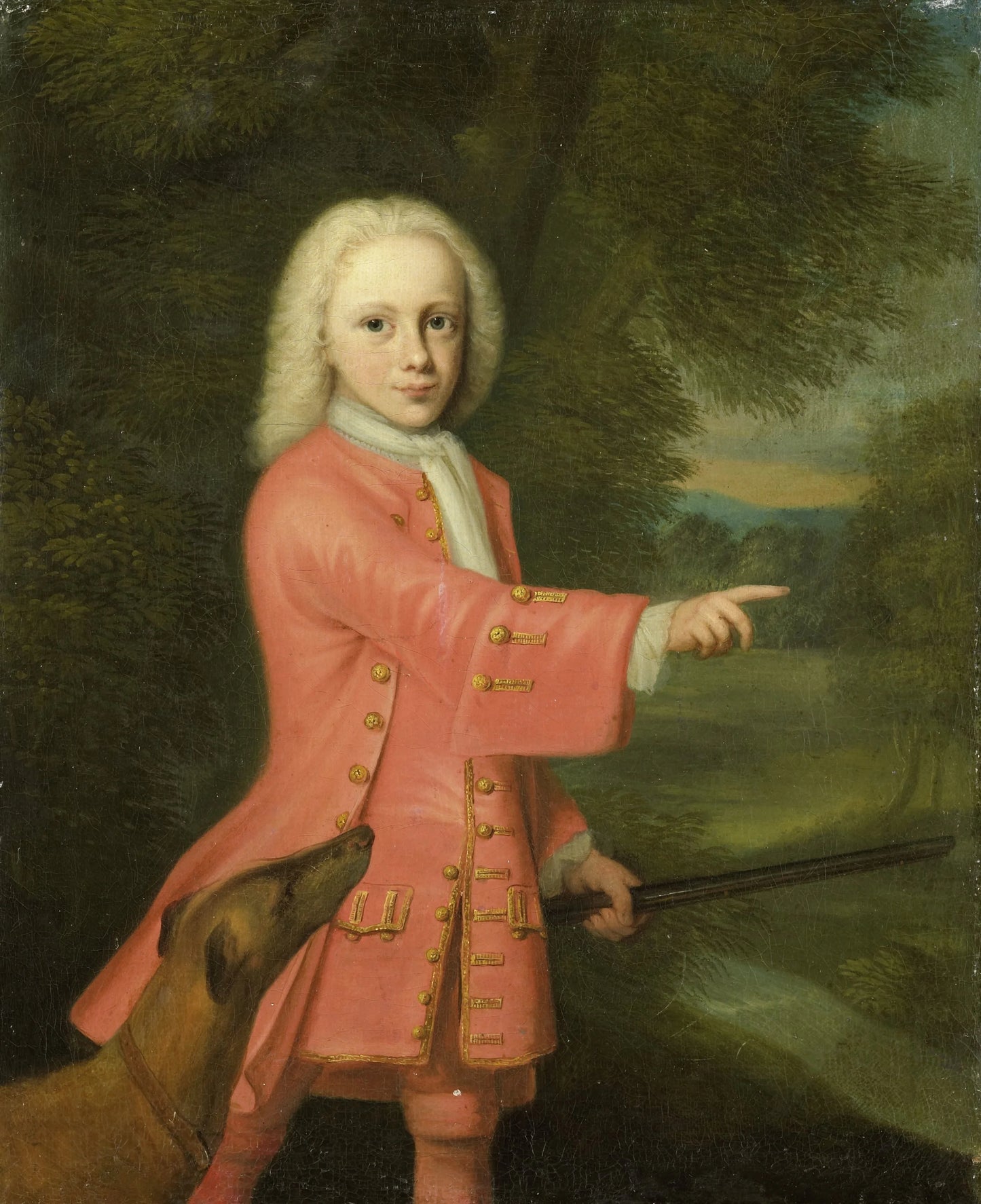 Portrait of a Boy – toegeschreven aan Jacob Jan Nachenius Vintage Portrait Art Print | Wall Art Poster