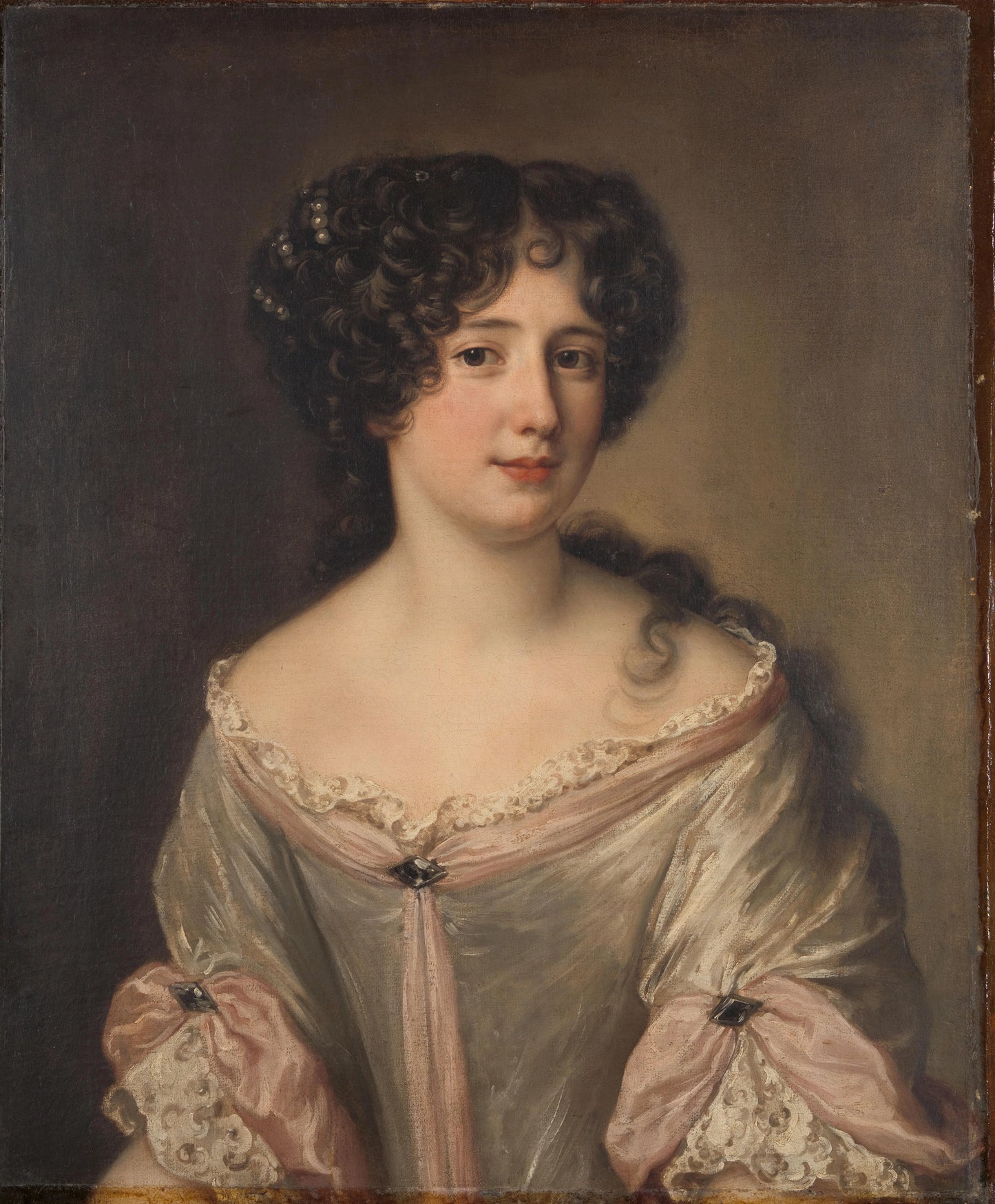 Portrait of La Duchessa Mancini Colonna (1646-1699) – Jacob Ferdinand Voet Vintage Portrait Art Print | Wall Art Poster