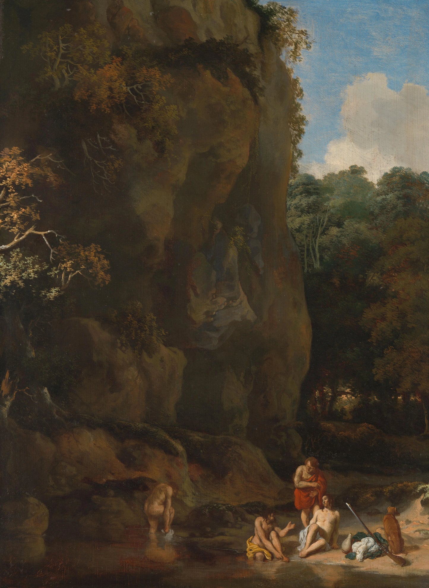 Men Bathing – Gerbrand van den Eeckhout Vintage Landscape Art Print | Wall Art Poster
