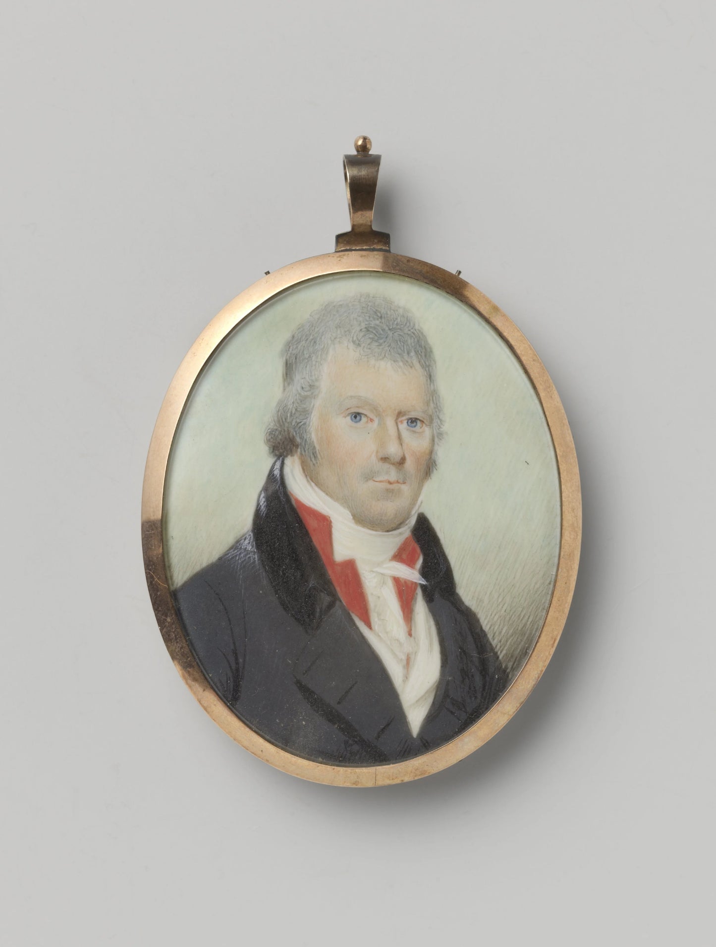 Ovalen portretminiatuur van Mattheus Sigismundis Schuster (1757-1826) – anoniem Vintage Art Print | Wall Art Poster