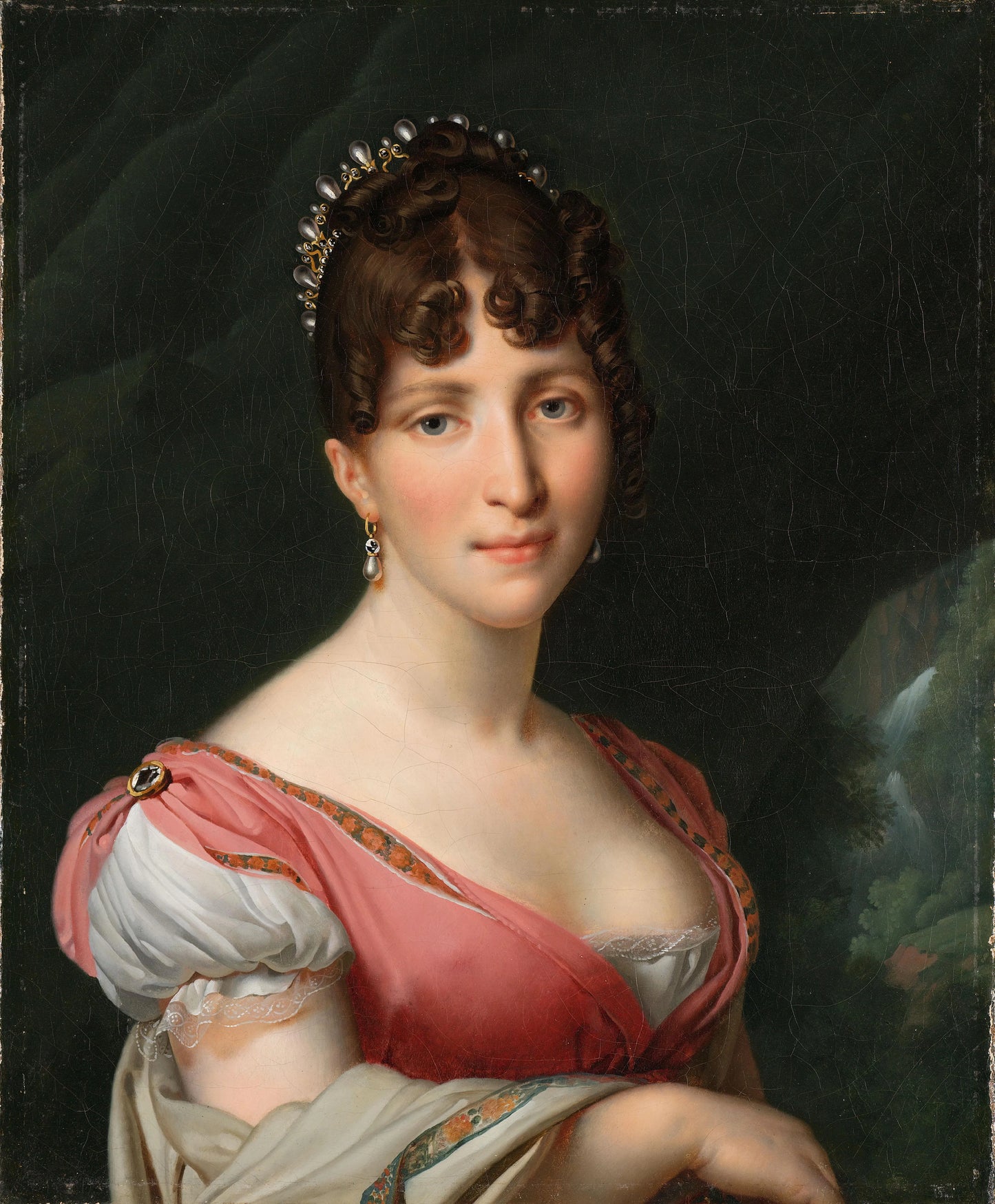 Portrait of Hortense de Beauharnais – Anne-Louis Girodet-Trioson Vintage Portrait Art Print | Wall Art Poster