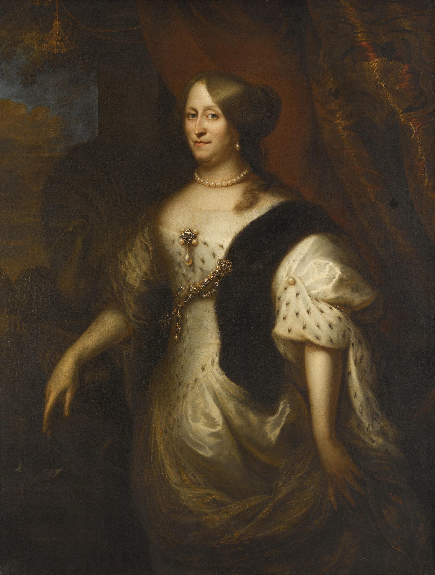 Cornelia Teding van Berkhout (1614-80), Wife of Maerten Harpertsz Tromp – Jan Lievens Vintage Portrait Art Print | Wall Art Poster