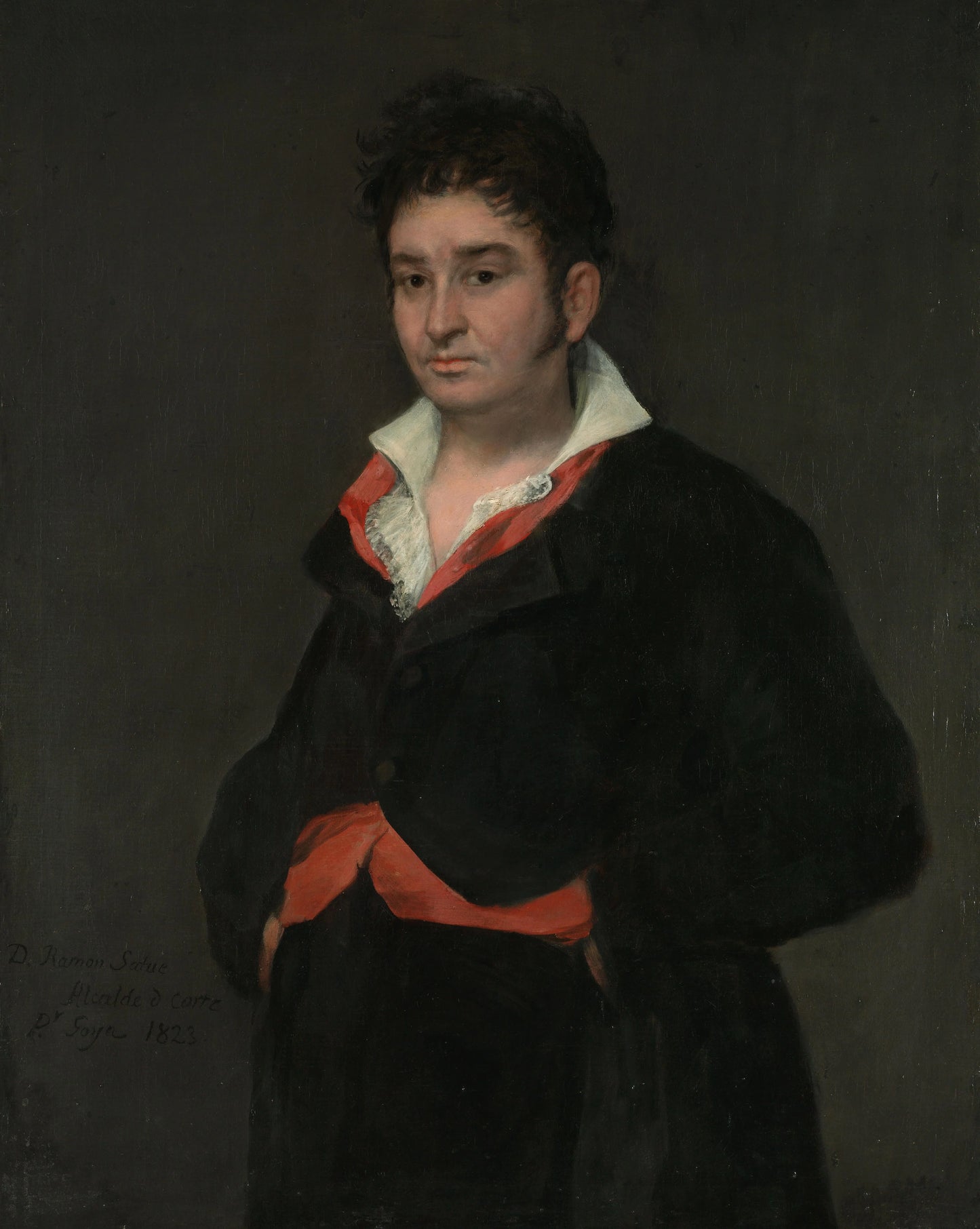 Don Ramón Satué (1765-1824). Alcalde de Corte (Judge of the Fifth Chamber of the Council of Castile in La Corte) – Francisco de Goya Vintage Portrait Art Print | Wall Art Poster