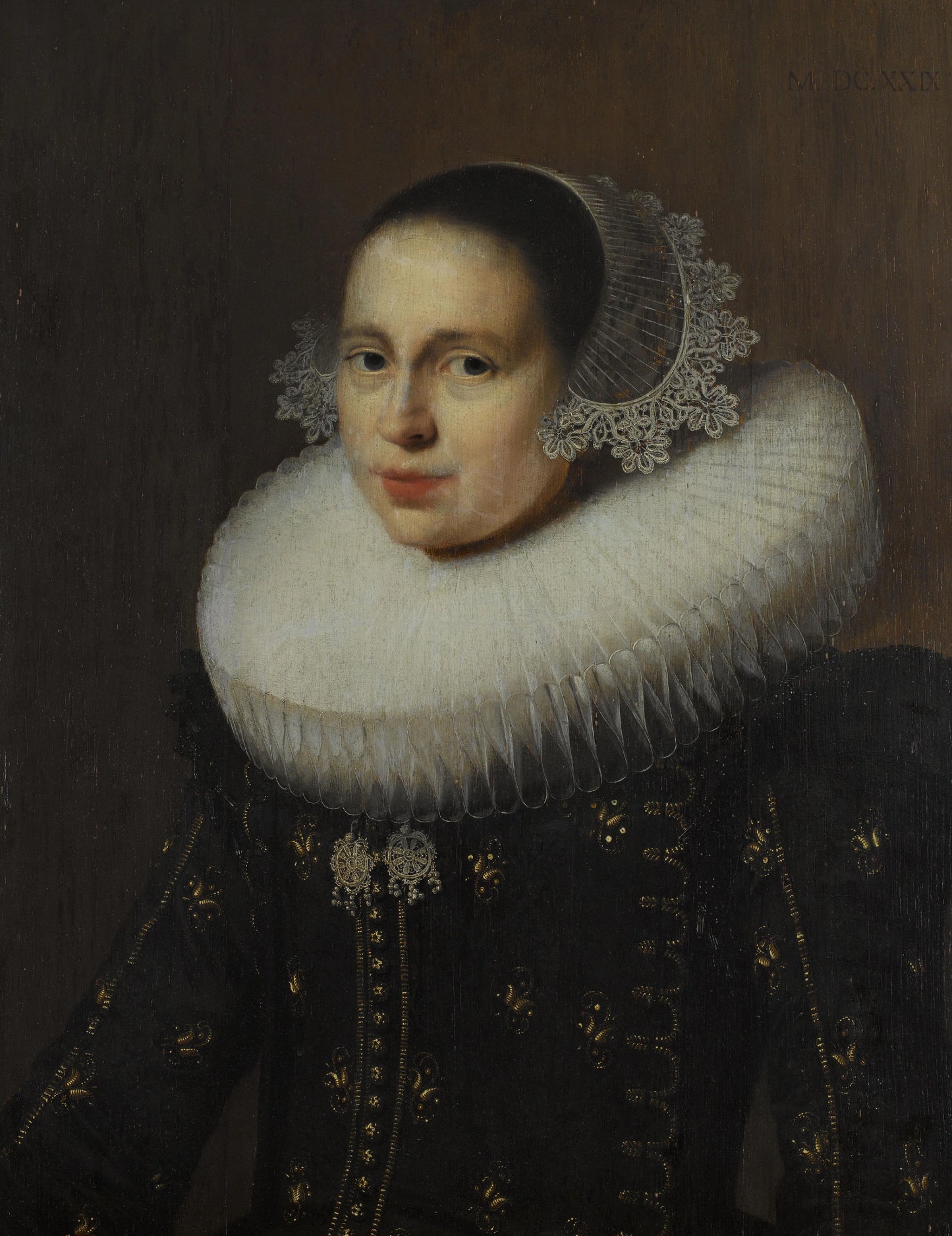 Portrait of Hendrickje Uylenburgh (1600-c. 1682) – Wybrand de Geest (I) Vintage Portrait Art Print | Wall Art Poster
