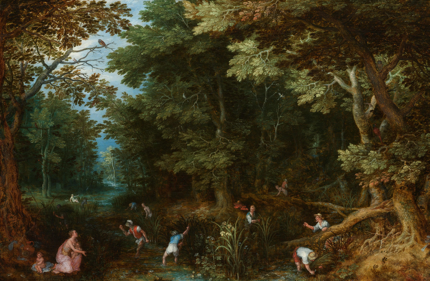 Latona and the Lycian Peasants – Jan Brueghel (I) Vintage Art Print | Wall Art Poster
