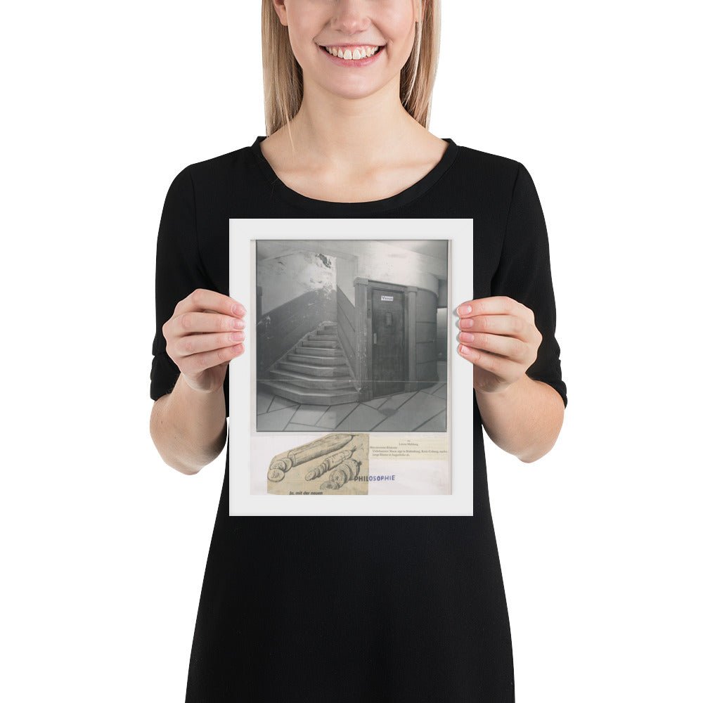 Design for Tannhäuser by Albert Oehlen and Rainald Goetz, Framed poster