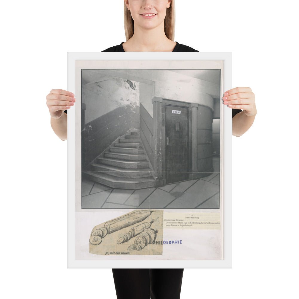 Design for Tannhäuser by Albert Oehlen and Rainald Goetz, Framed poster