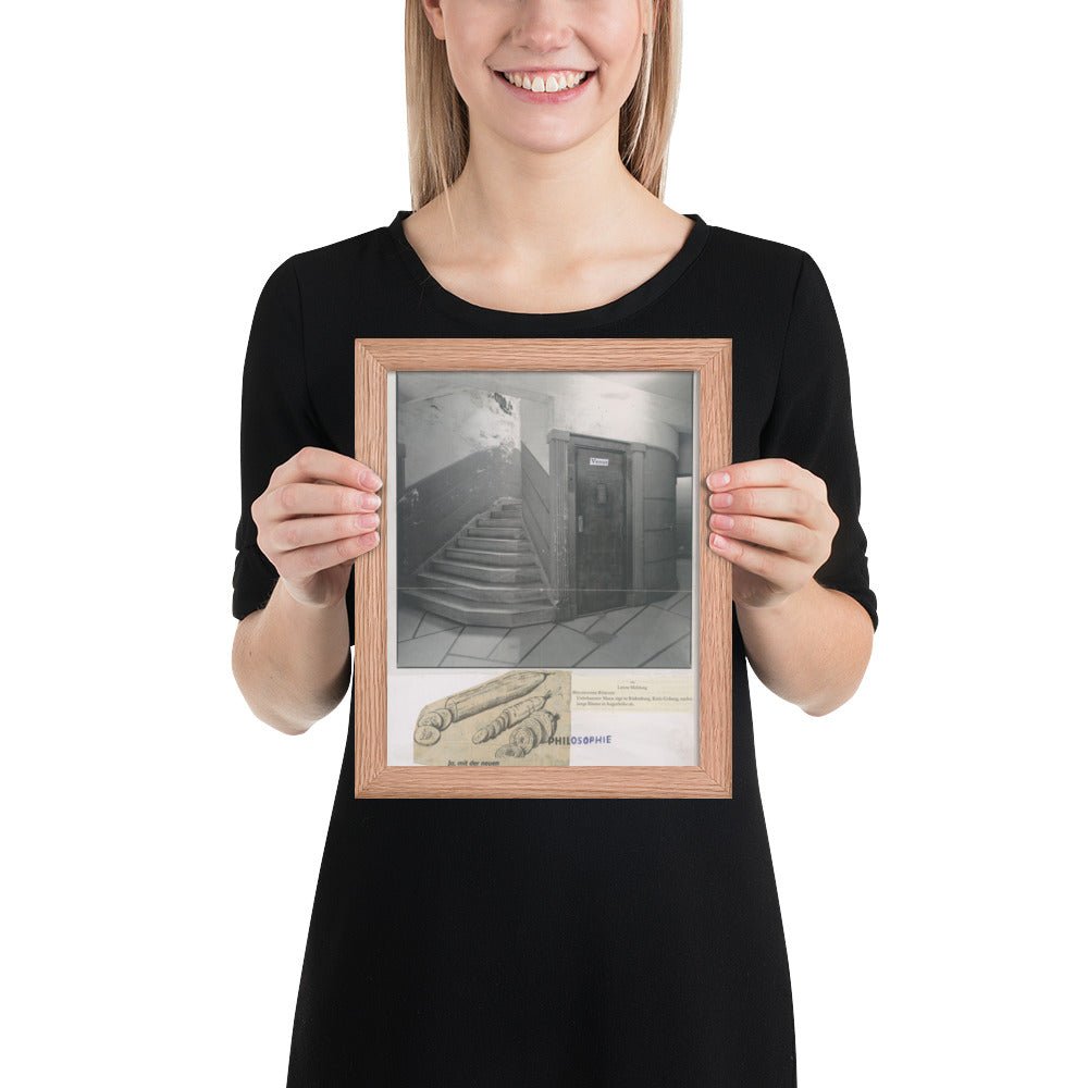 Design for Tannhäuser by Albert Oehlen and Rainald Goetz, Framed poster