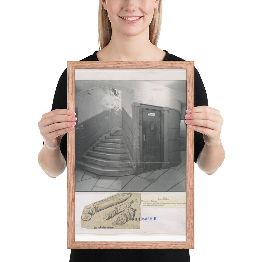 Design for Tannhäuser by Albert Oehlen and Rainald Goetz, Framed poster
