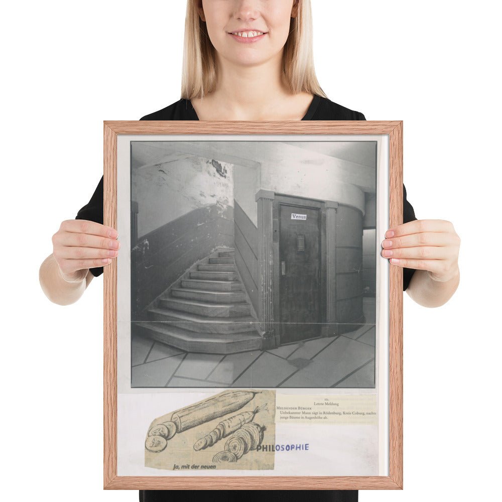 Design for Tannhäuser by Albert Oehlen and Rainald Goetz, Framed poster